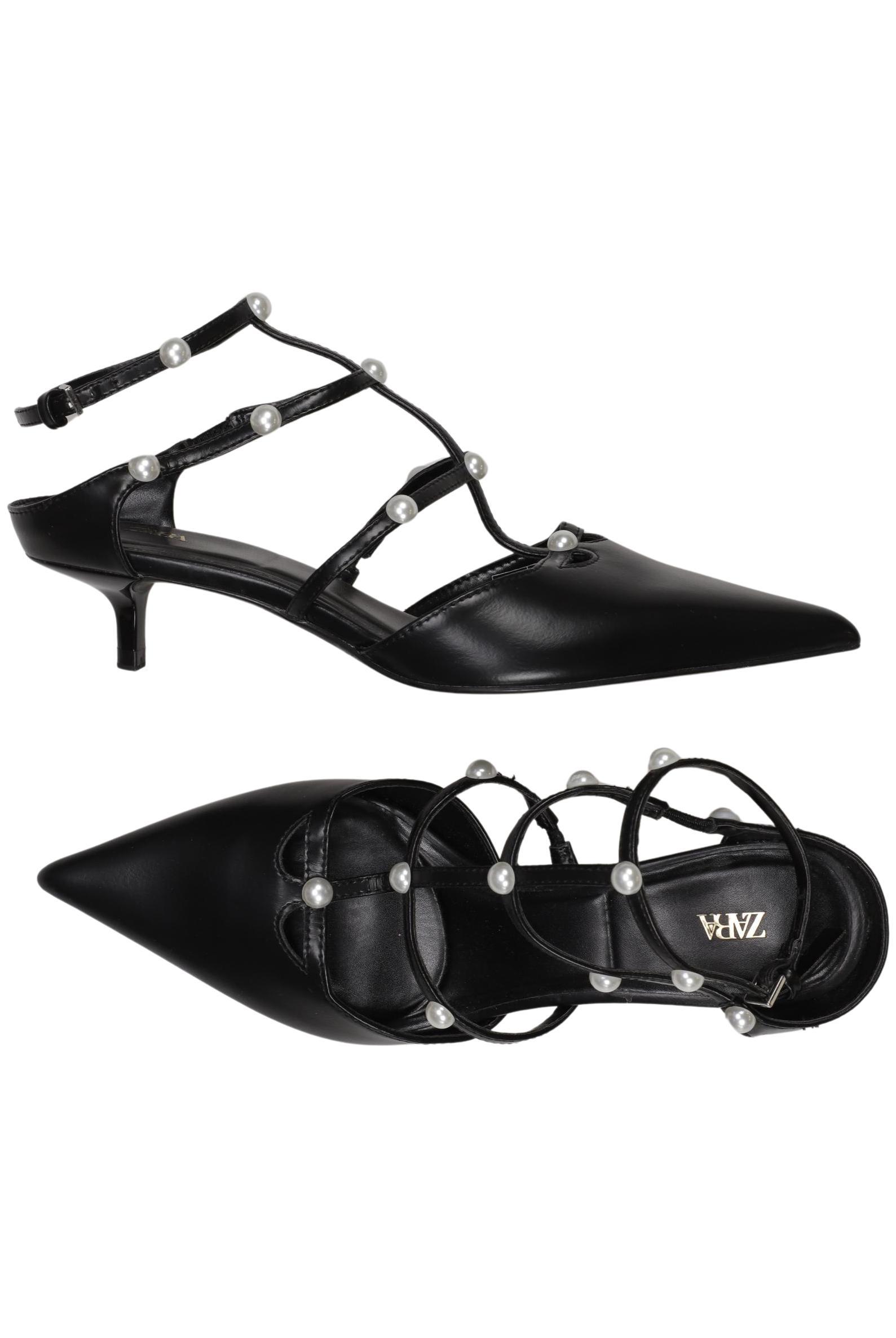 

Zara Damen Sandale, schwarz, Gr. 37