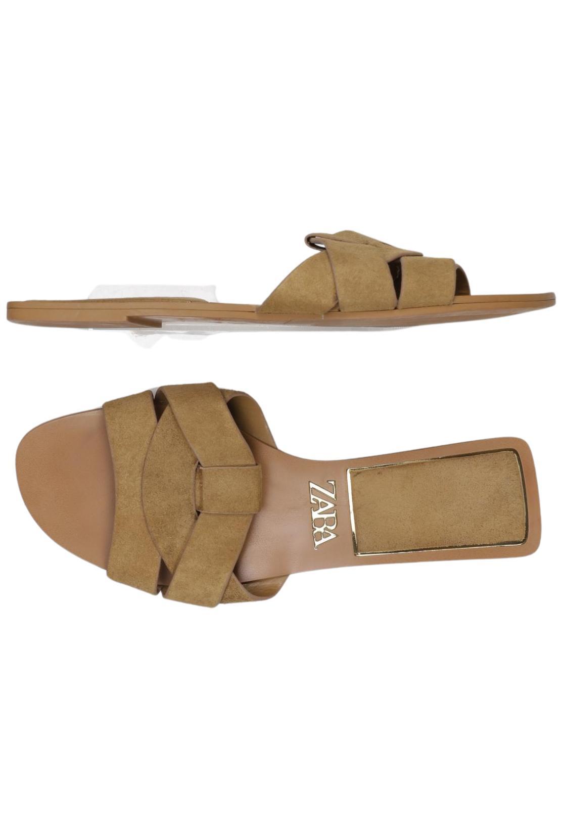 

Zara Damen Sandale, braun, Gr. 36