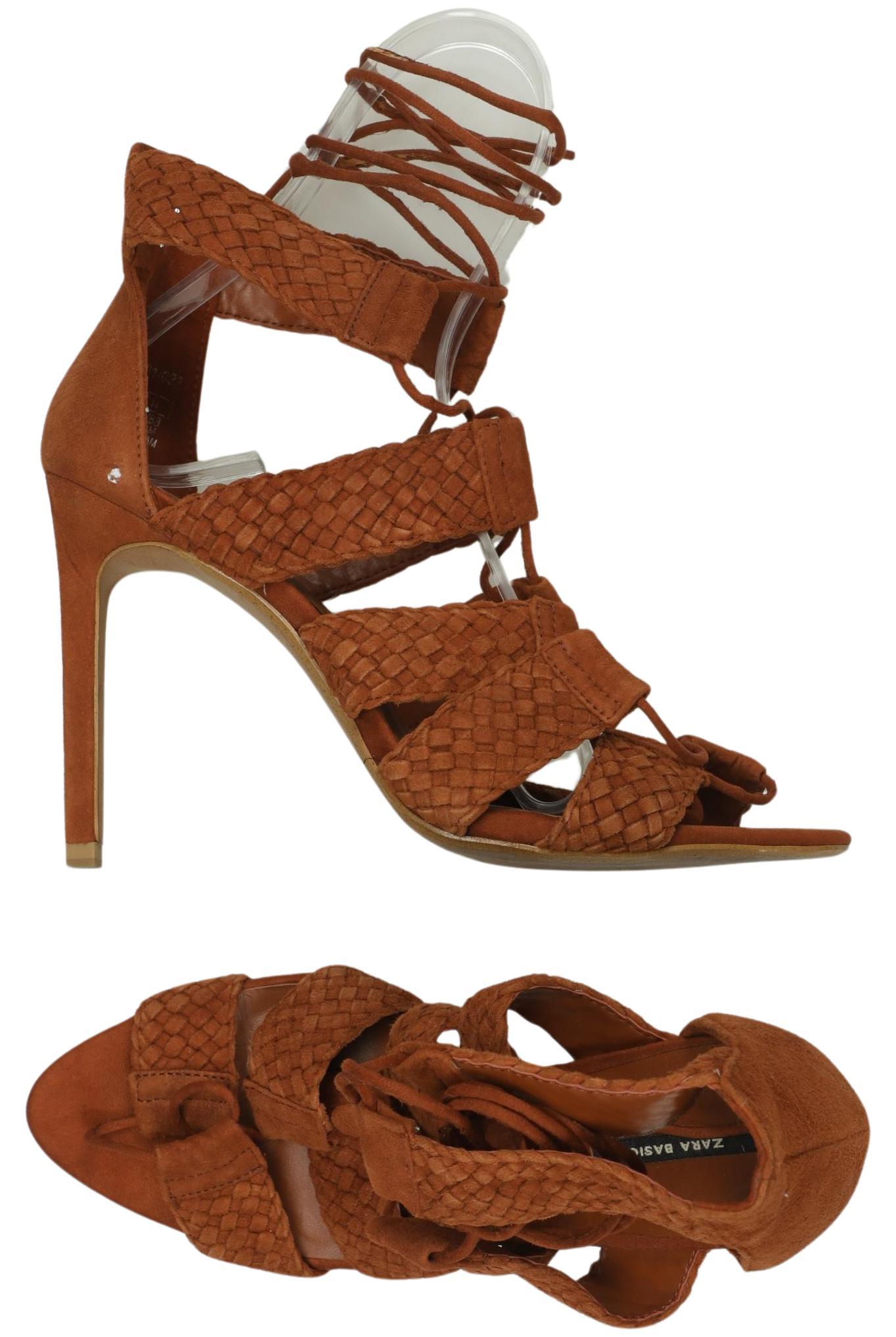 

Zara Damen Sandale, orange, Gr. 40