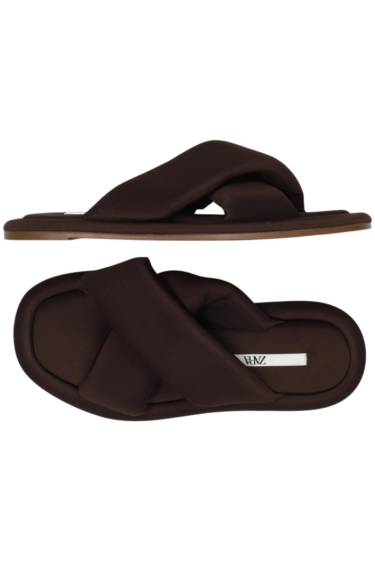 

Zara Damen Sandale, braun, Gr. 37