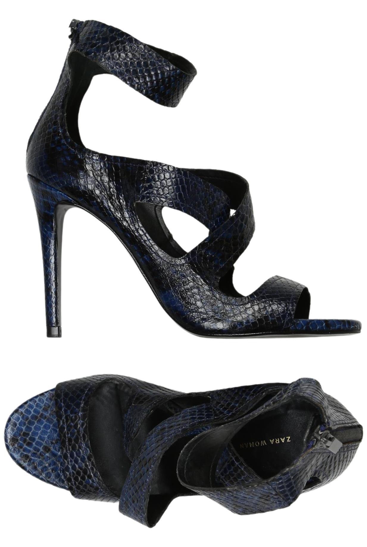 

Zara Damen Sandale, marineblau, Gr. 38