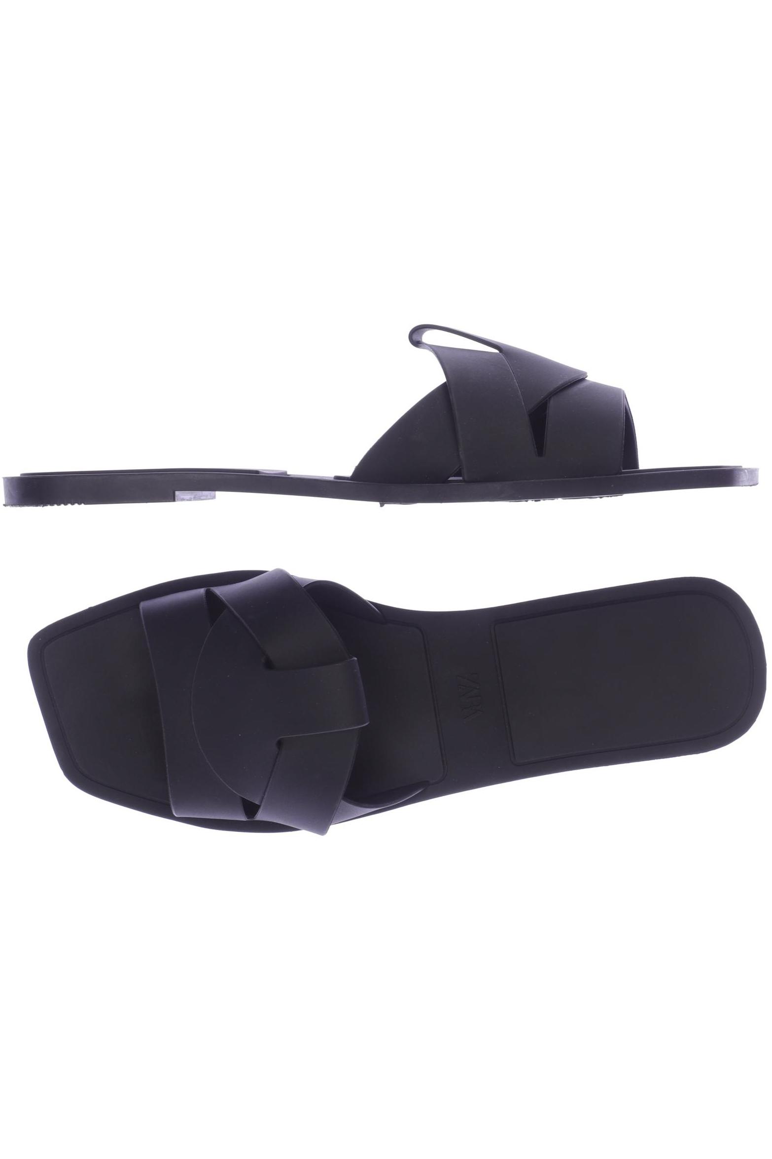 

ZARA Damen Sandale, schwarz