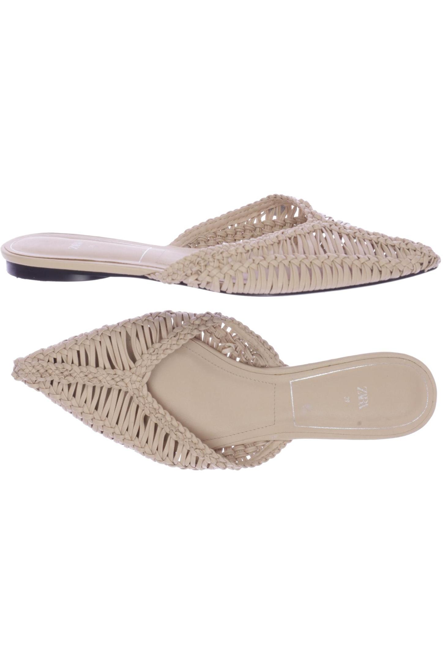 

Zara Damen Sandale, beige, Gr. 39