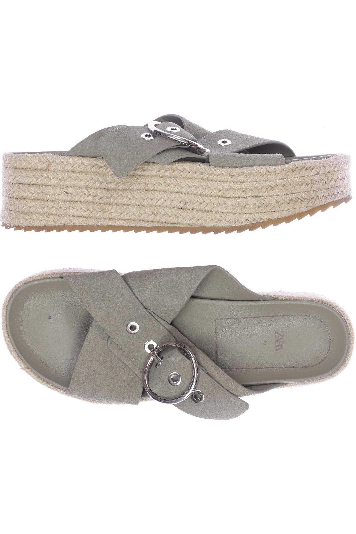 

Zara Damen Sandale, grün, Gr. 36