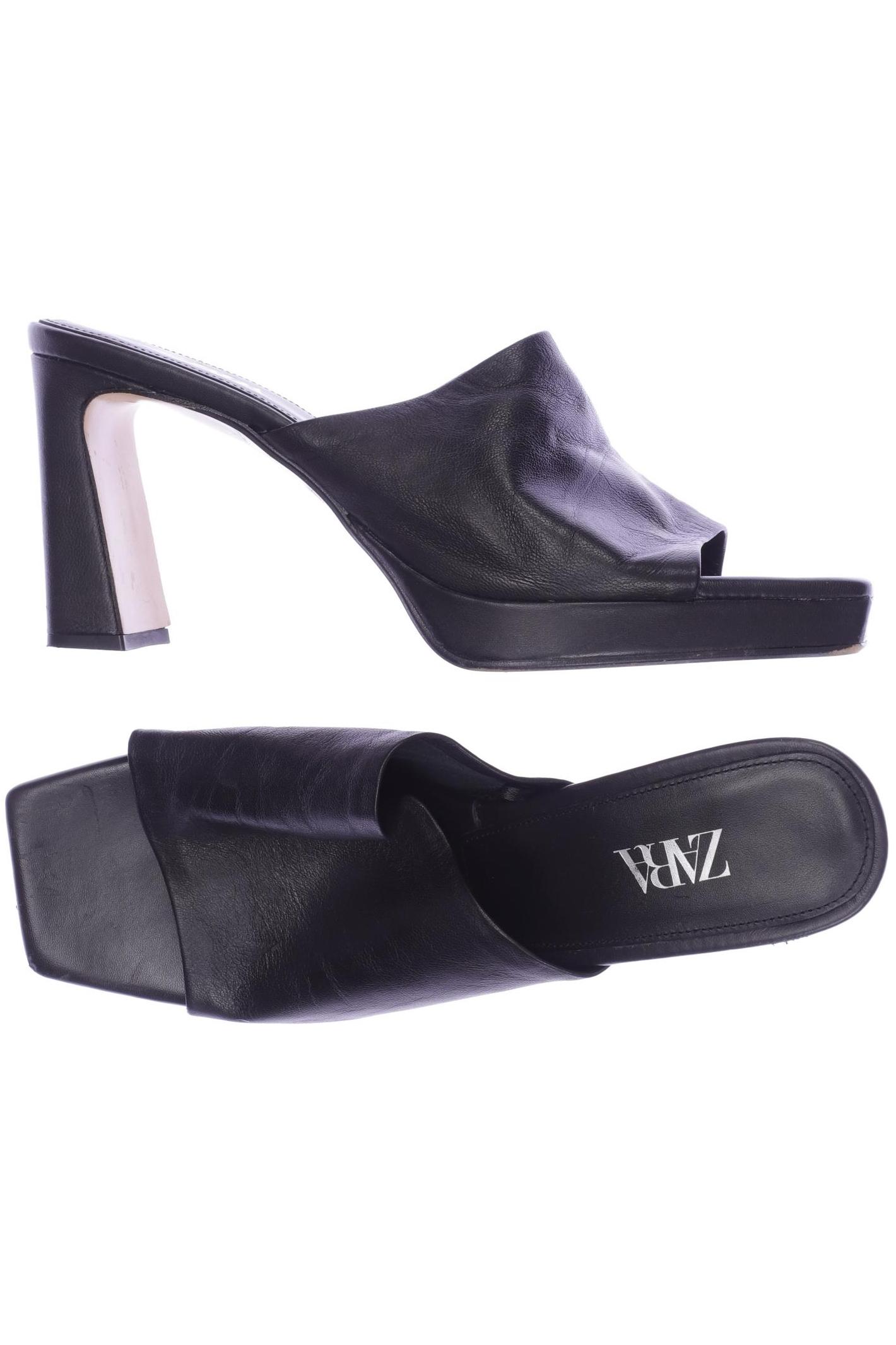

Zara Damen Sandale, schwarz, Gr. 38