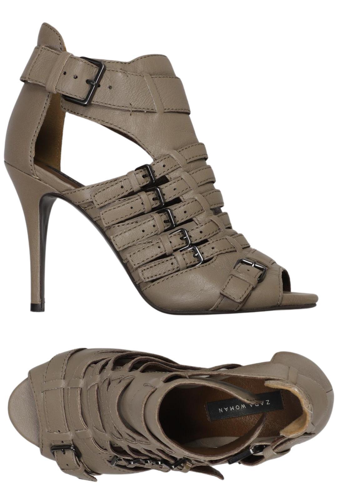 

Zara Damen Sandale, beige, Gr. 37