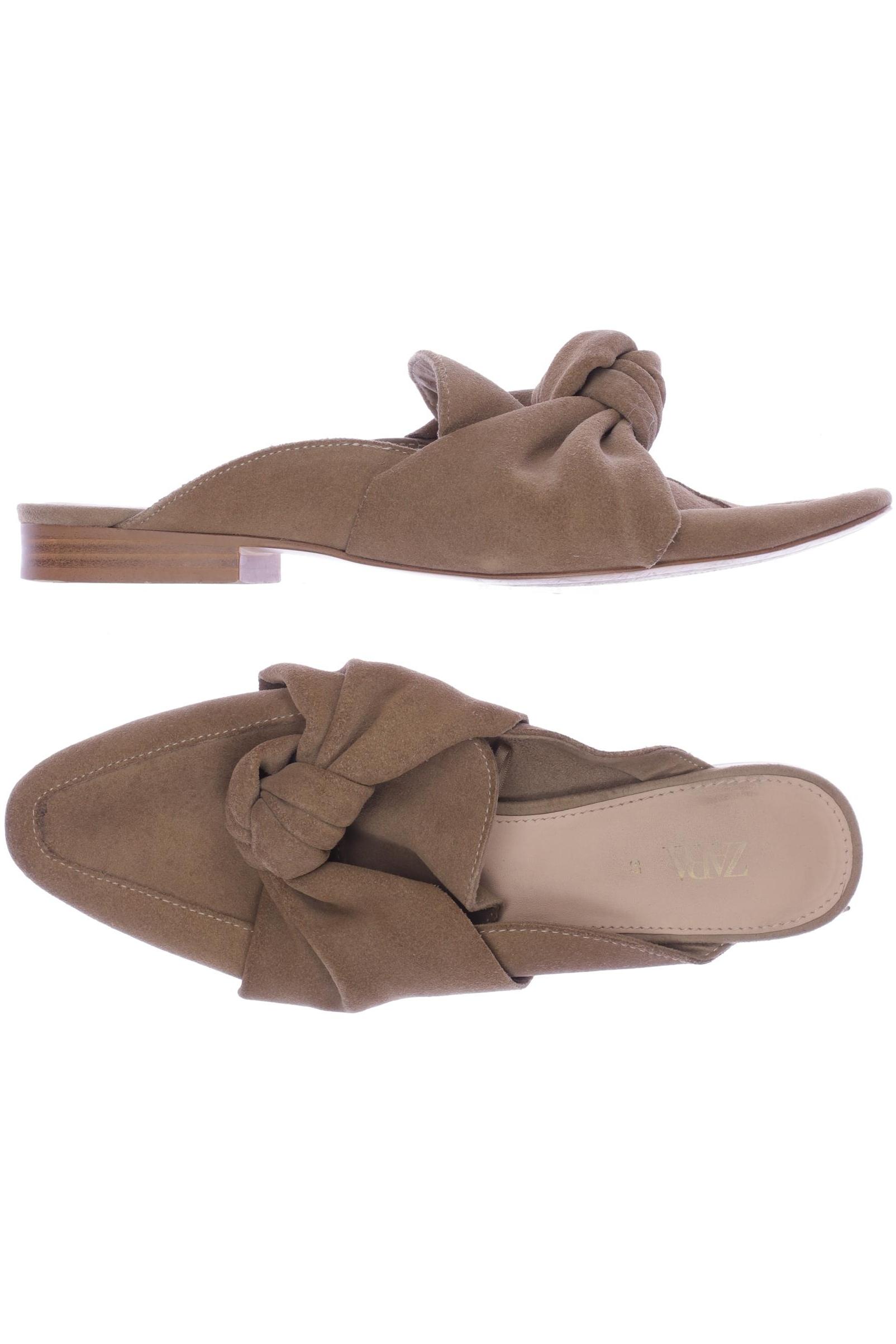 

Zara Damen Sandale, braun, Gr. 37