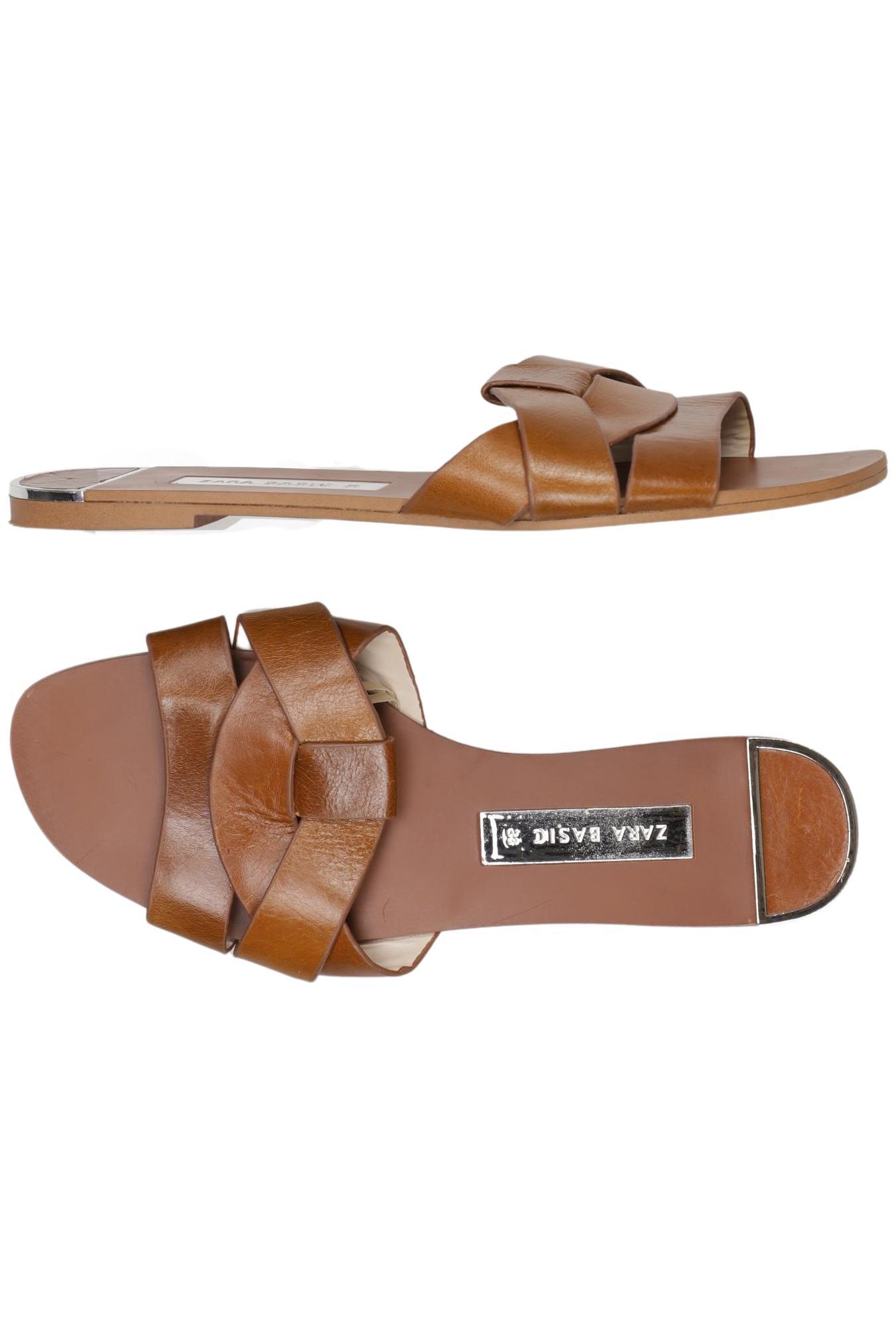 

Zara Damen Sandale, braun, Gr. 36