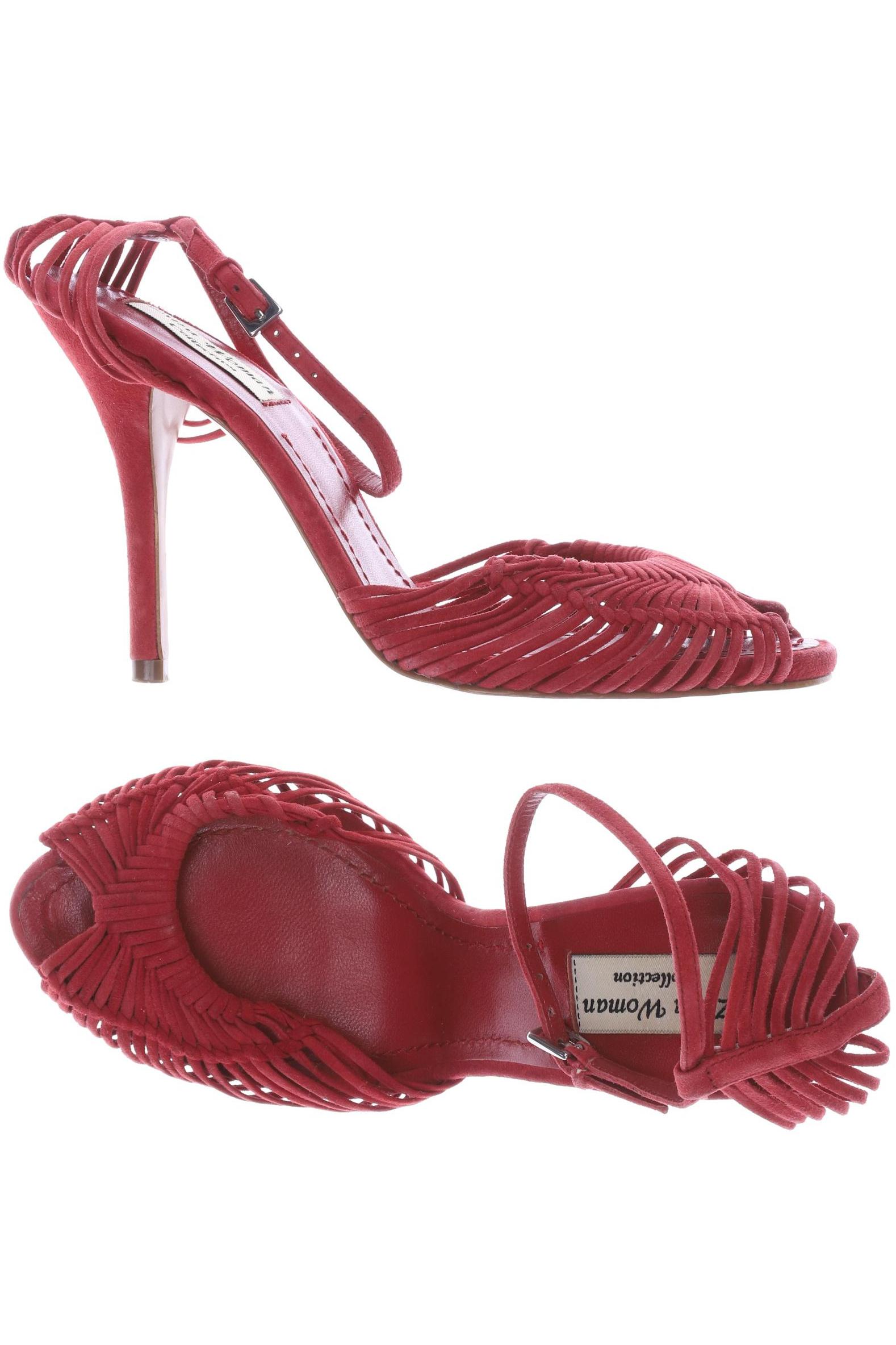 

ZARA Damen Sandale, rot