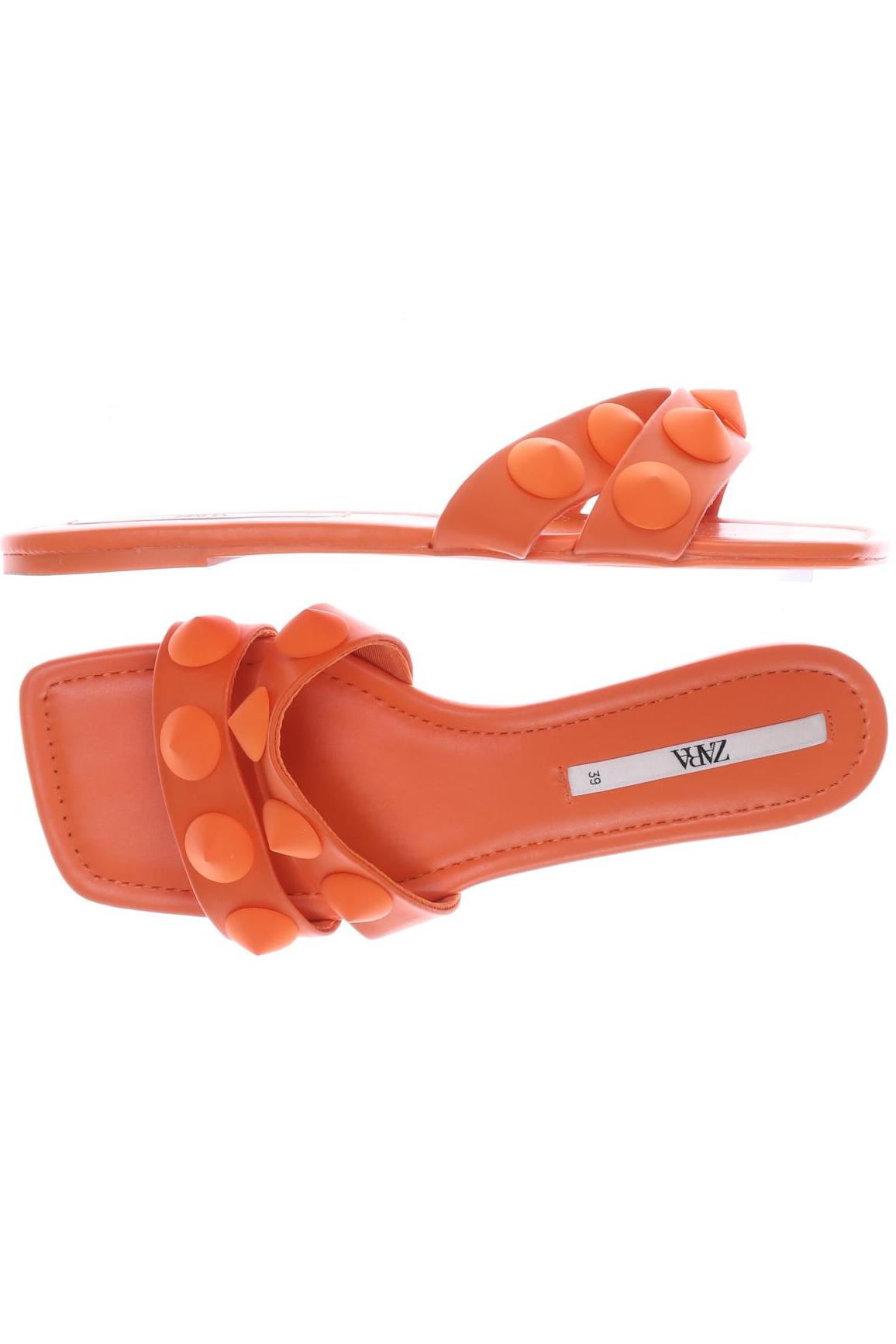 

Zara Damen Sandale, orange, Gr. 39