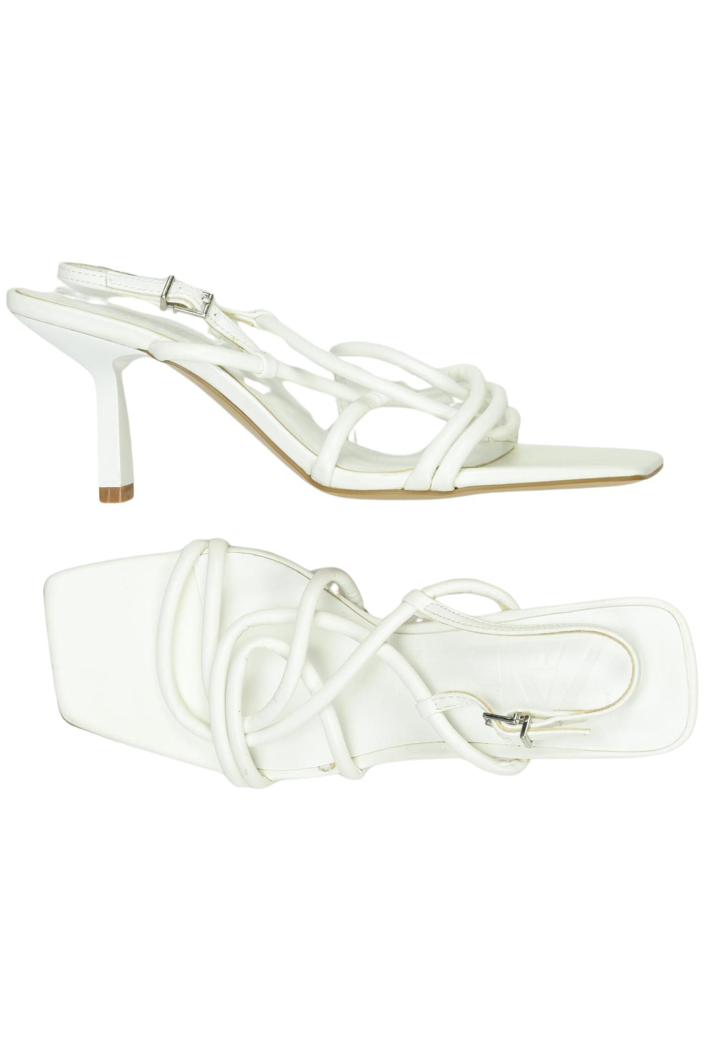 

Zara Damen Sandale, weiß, Gr. 38