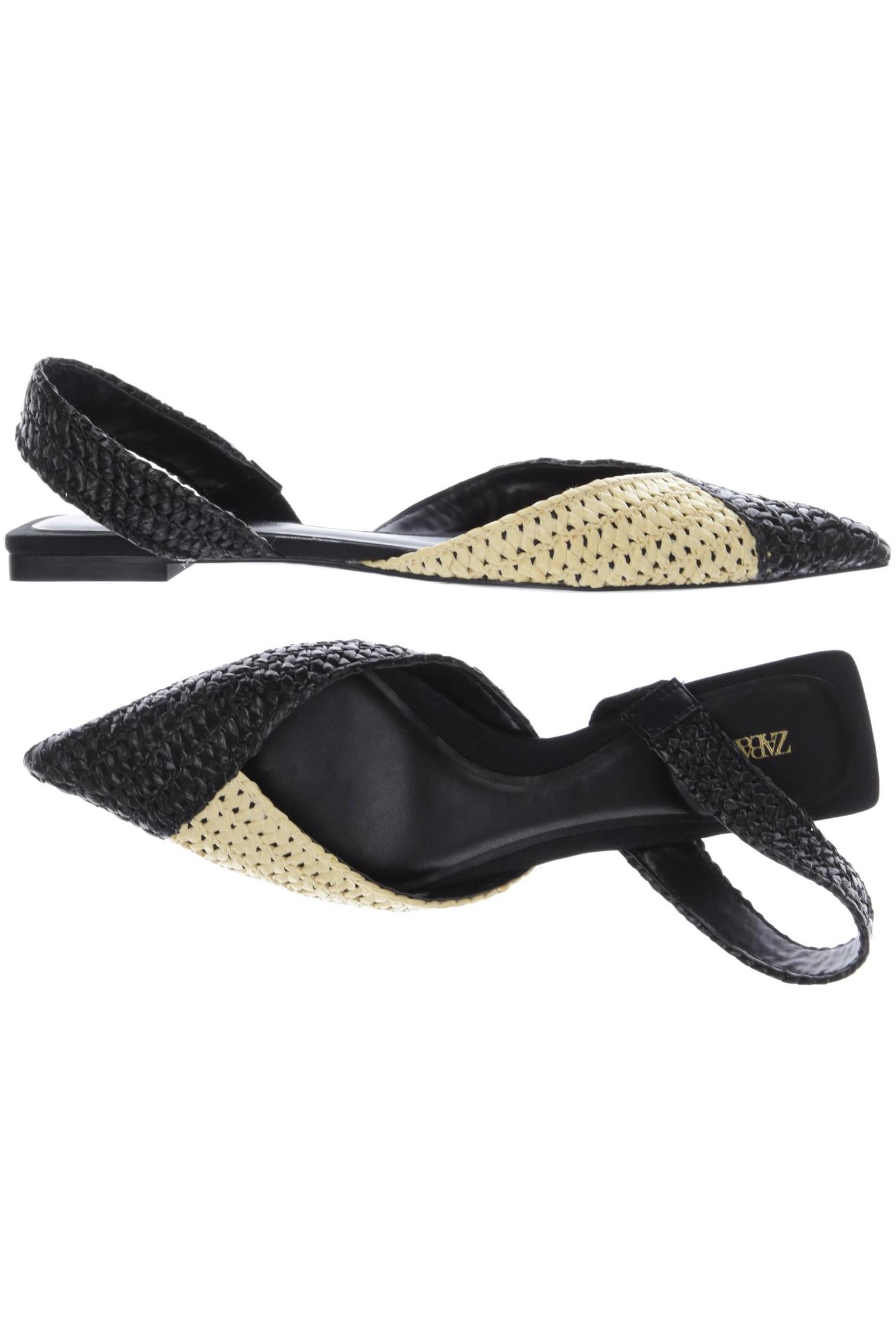 

Zara Damen Sandale, schwarz, Gr. 38