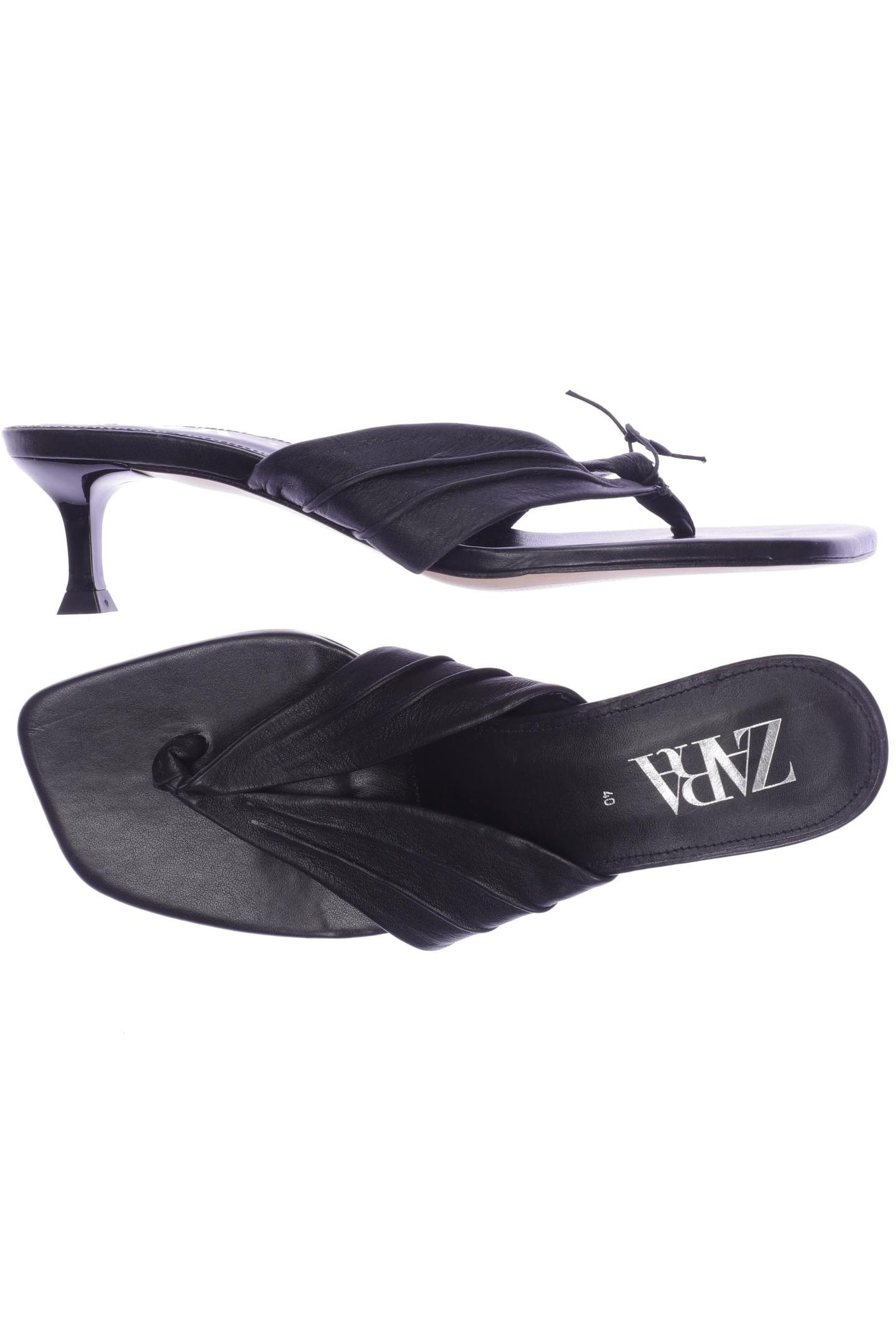 

Zara Damen Sandale, schwarz, Gr. 40