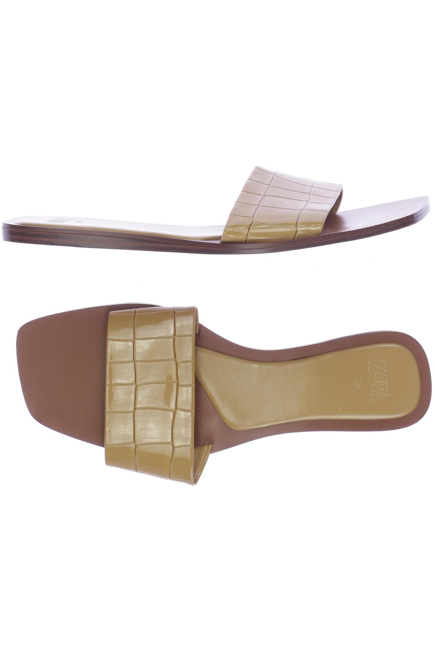 

ZARA Damen Sandale, beige