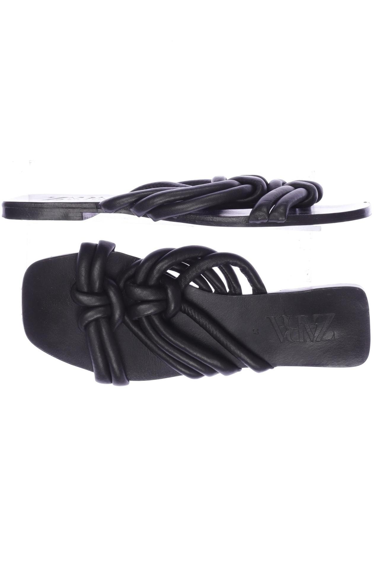 

Zara Damen Sandale, schwarz, Gr. 37