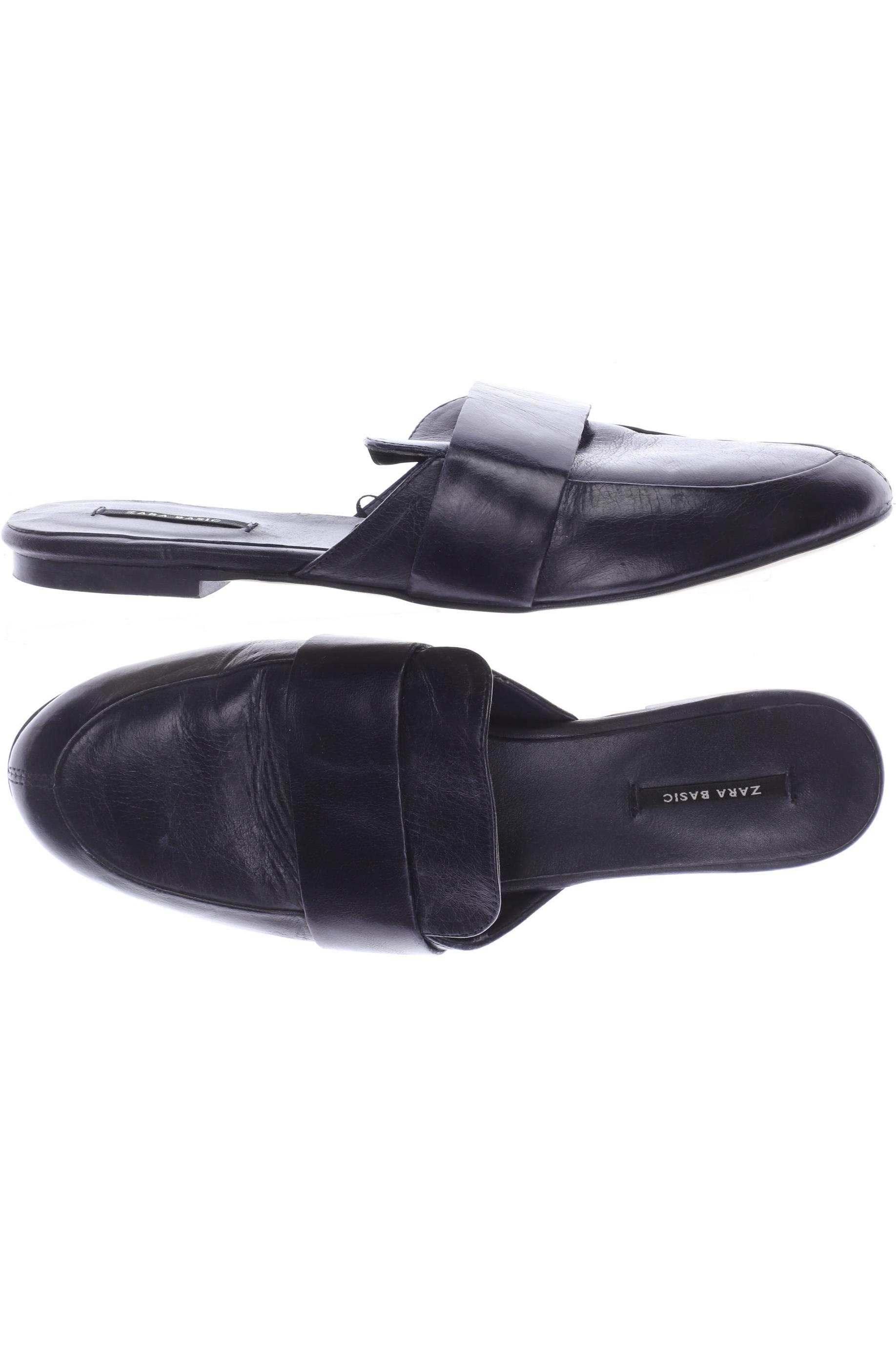 

ZARA Damen Sandale, marineblau