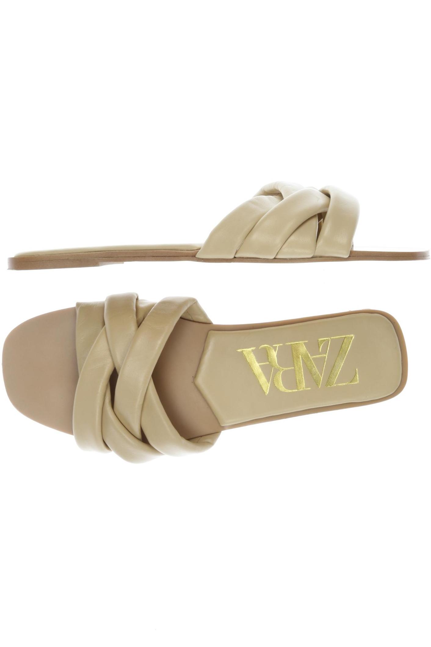 

Zara Damen Sandale, beige, Gr. 39