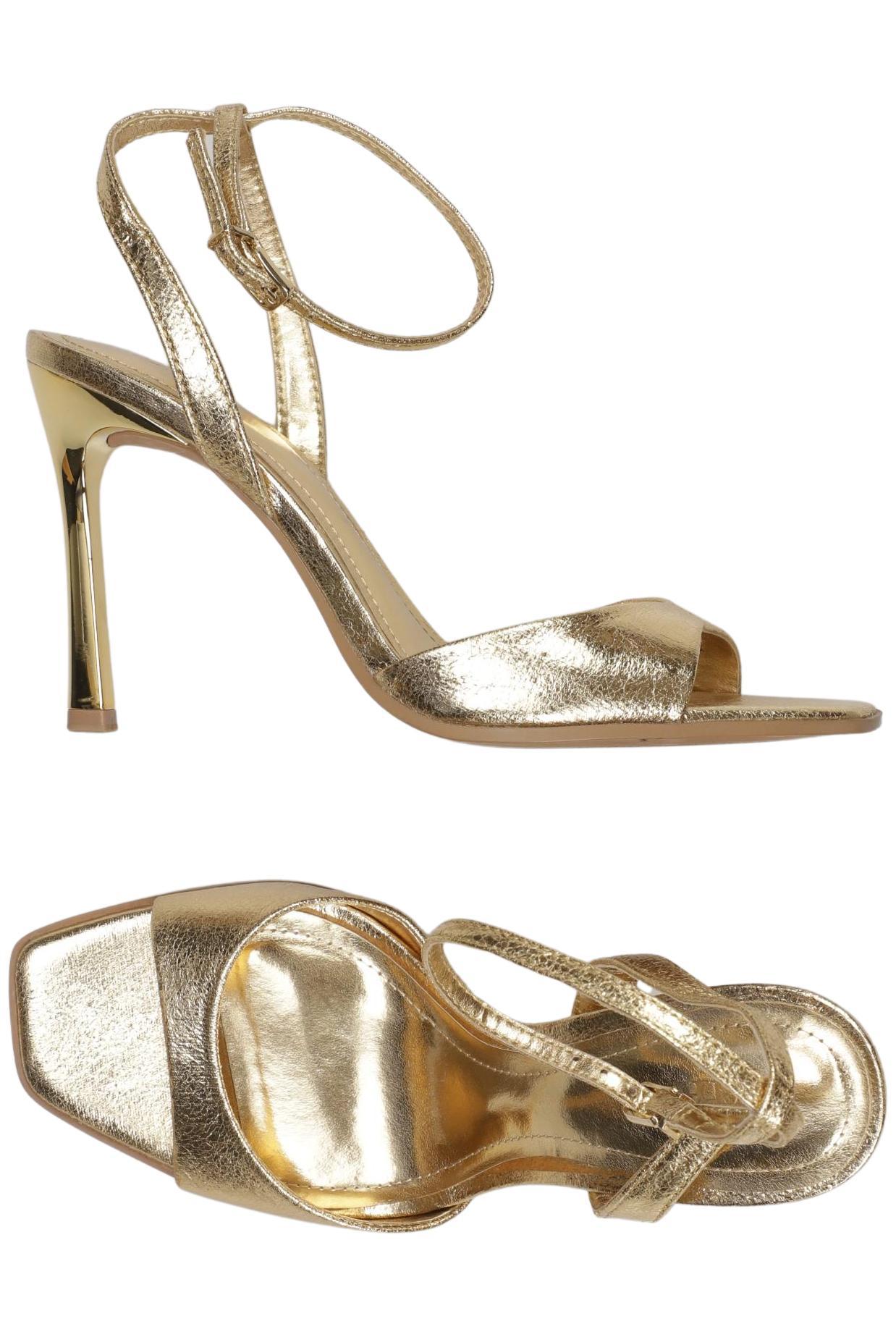 

Zara Damen Sandale, gold, Gr. 37