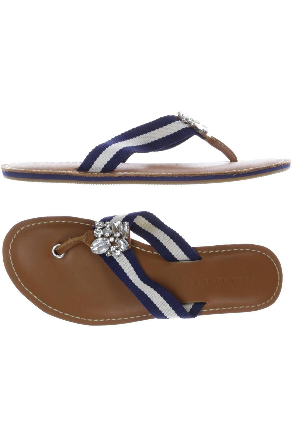 

Zara Damen Sandale, marineblau, Gr. 38