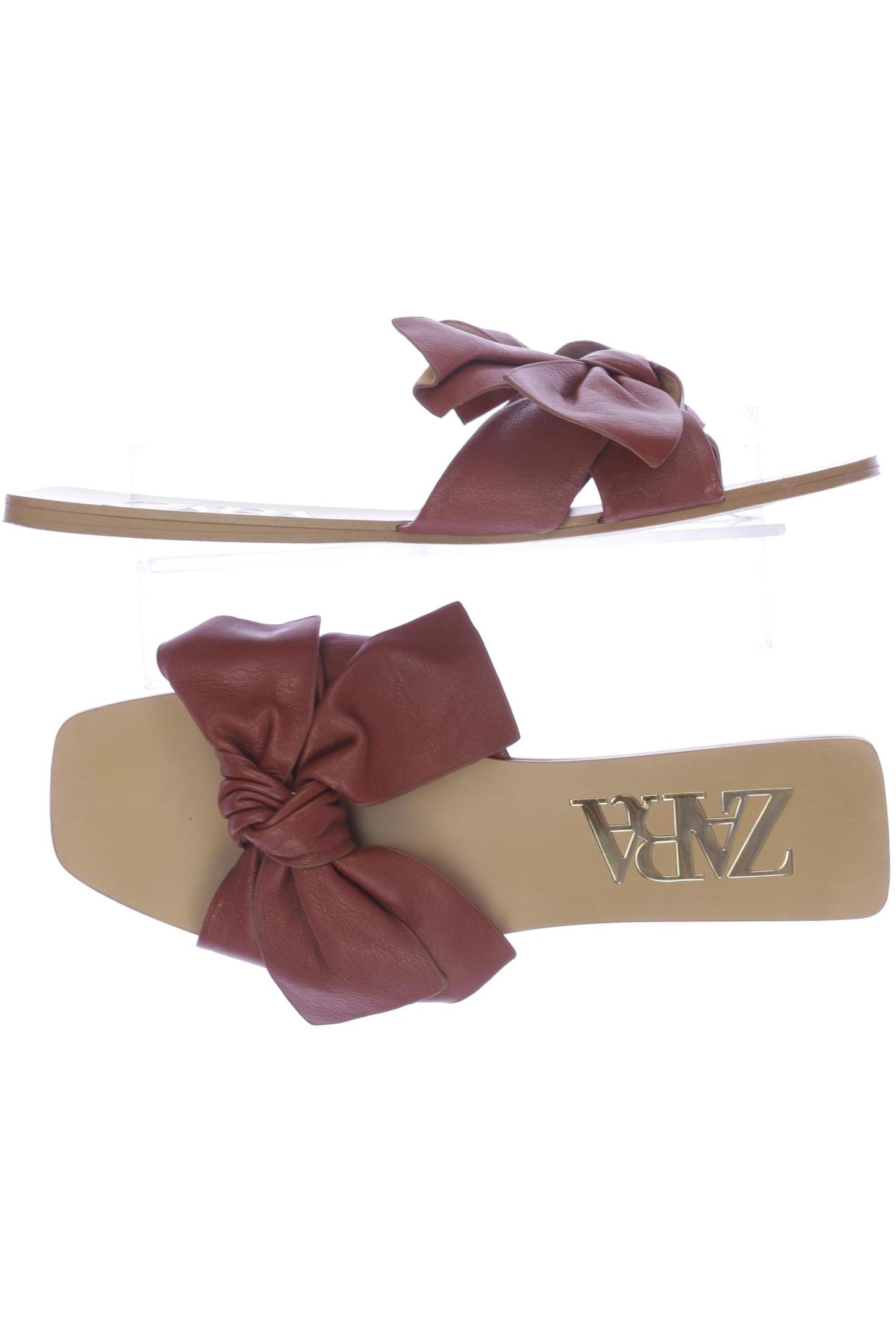 

ZARA Damen Sandale, braun