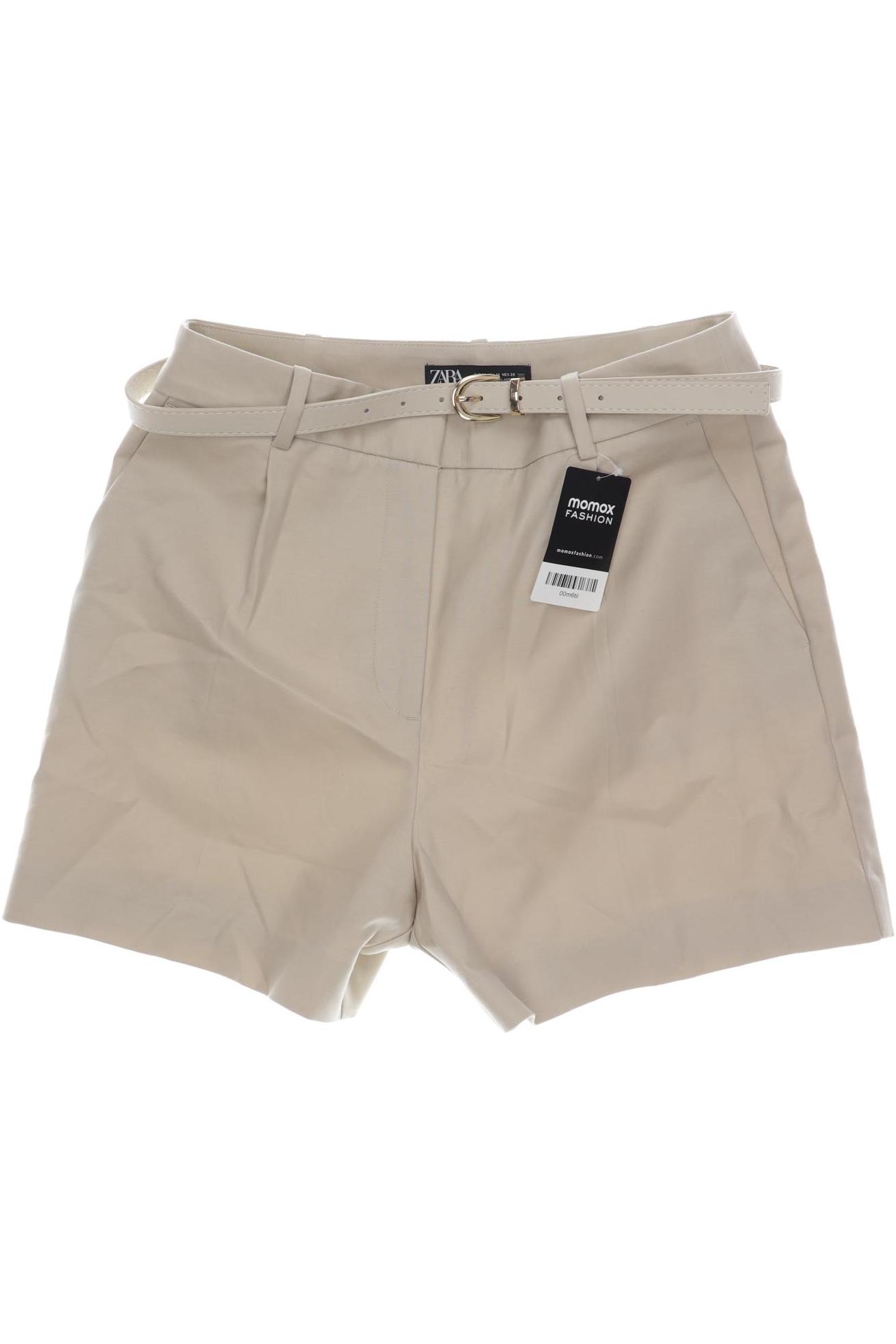 

ZARA Damen Shorts, beige