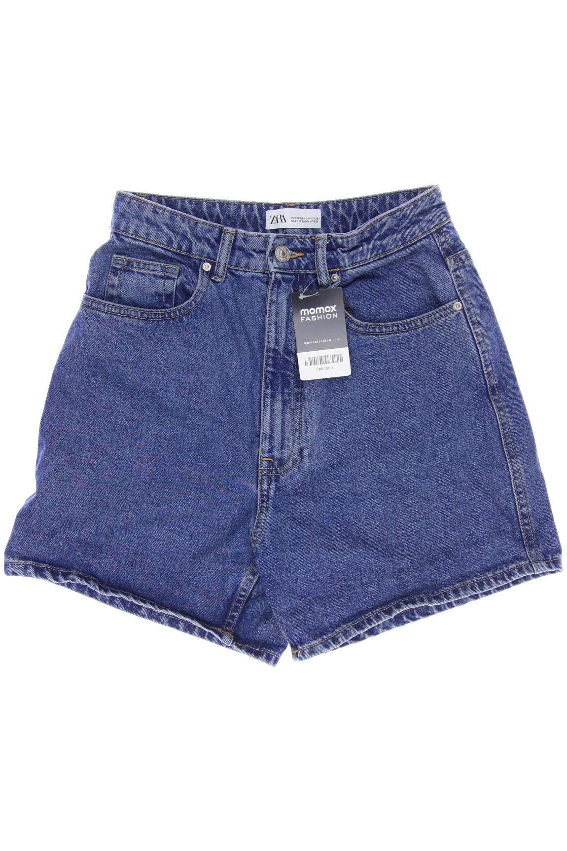 

ZARA Damen Shorts, blau