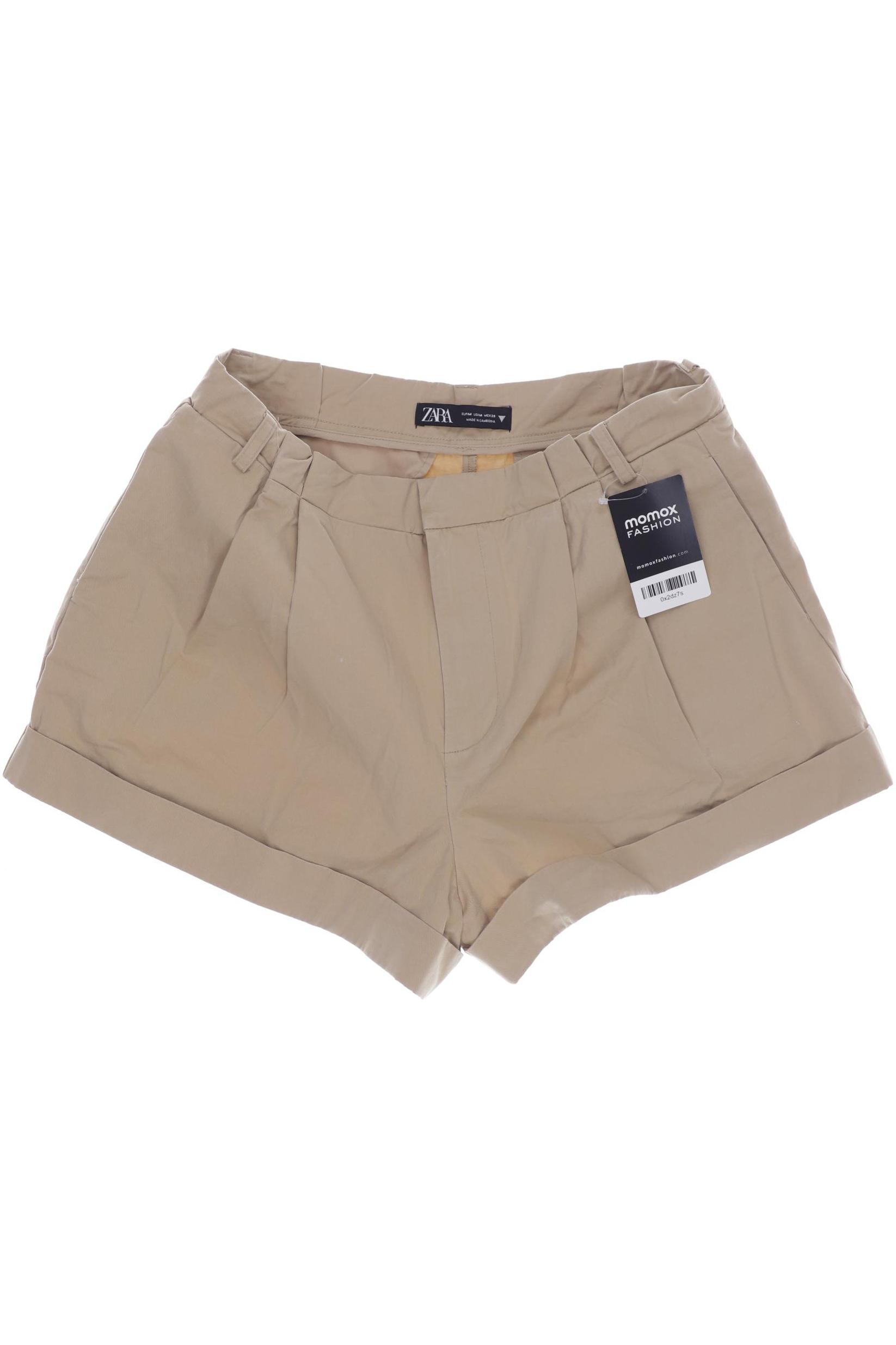 

ZARA Damen Shorts, beige