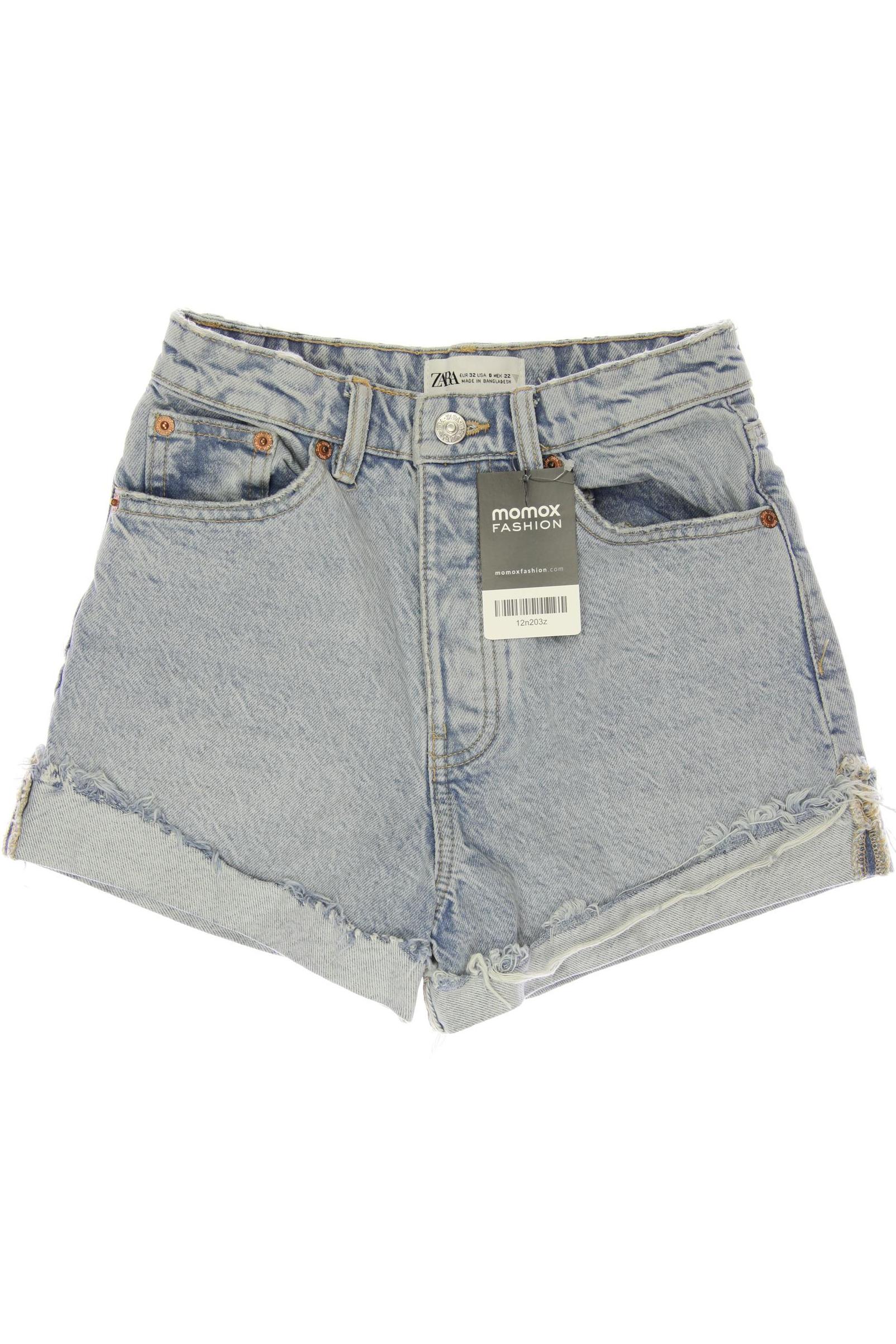 

Zara Damen Shorts, hellblau, Gr. 32