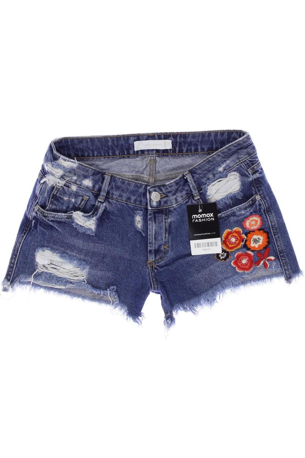 

ZARA Damen Shorts, blau