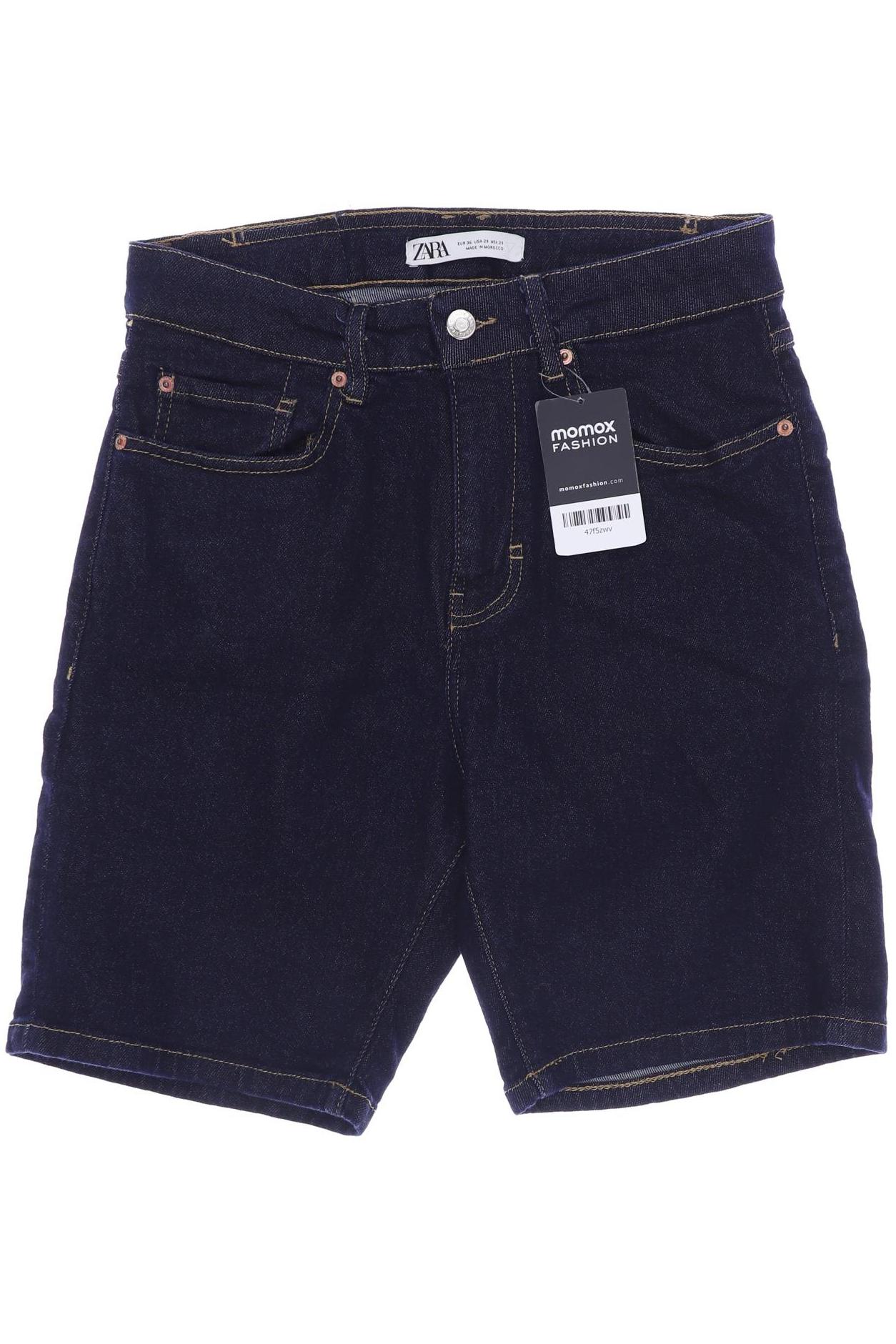 

ZARA Damen Shorts, marineblau