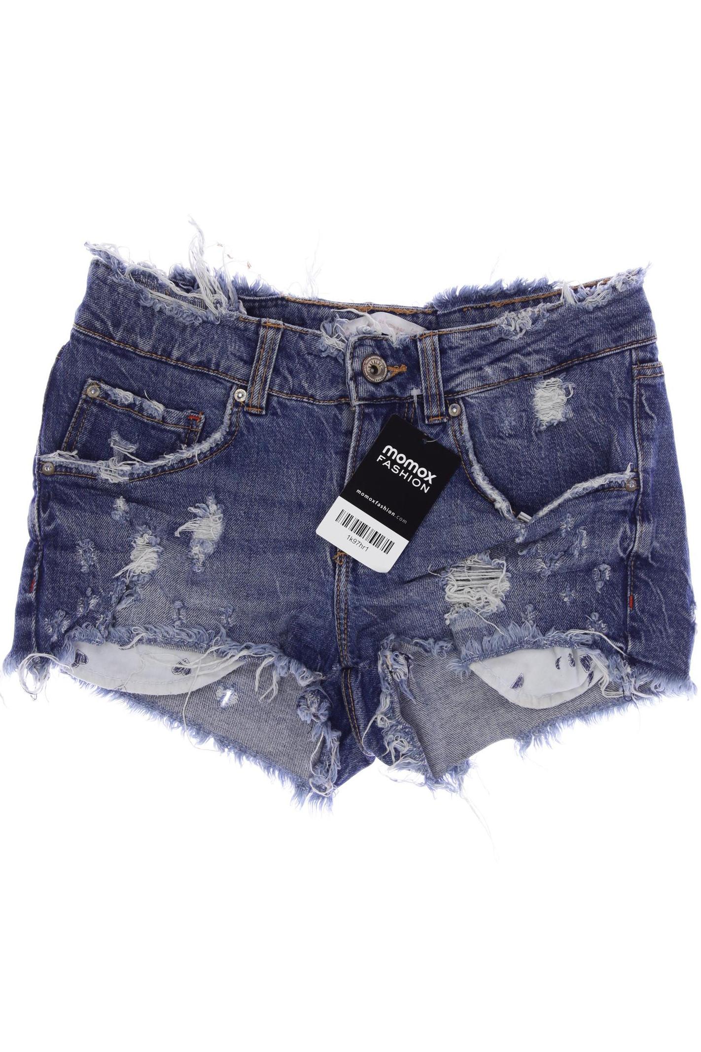 

Zara Damen Shorts, blau, Gr. 34