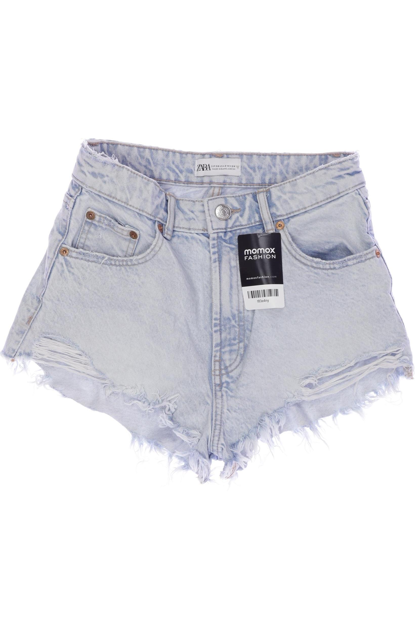 

Zara Damen Shorts, hellblau, Gr. 34