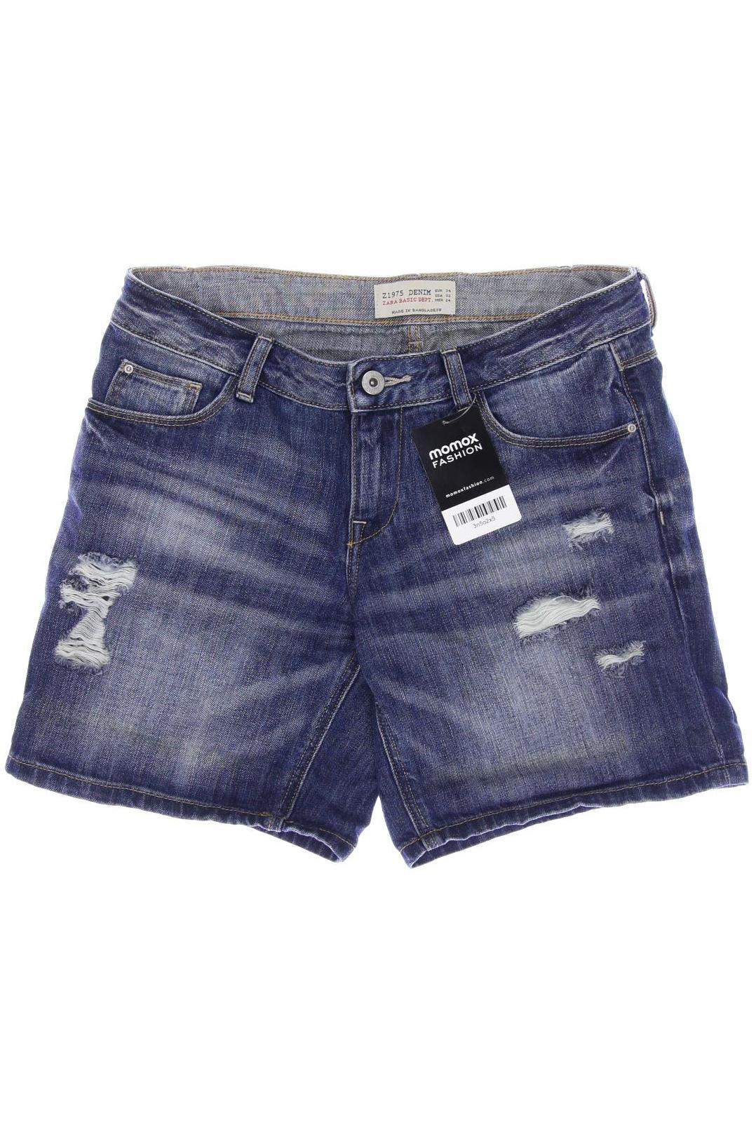 

ZARA Damen Shorts, blau