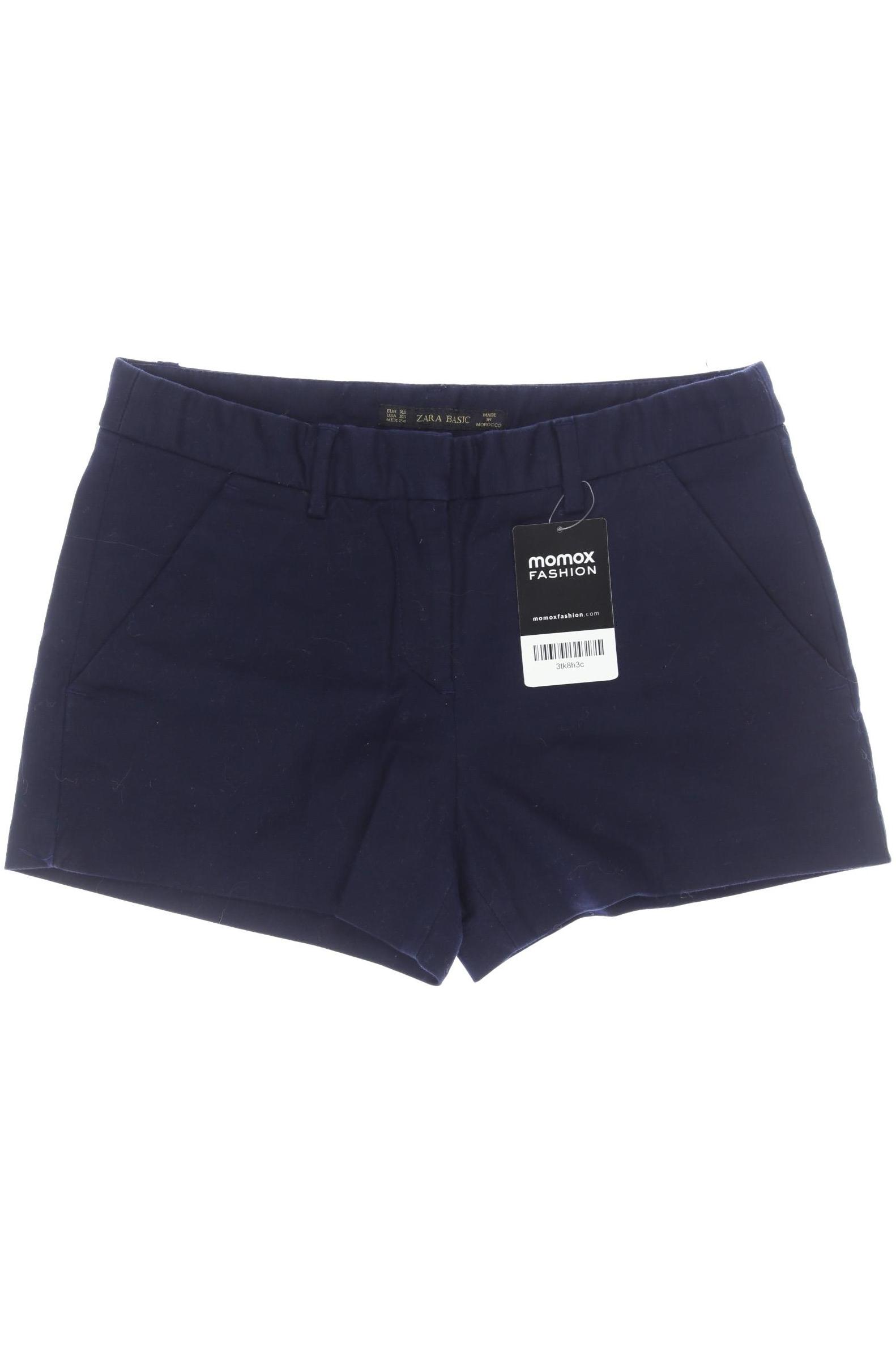

Zara Damen Shorts, marineblau, Gr. 34