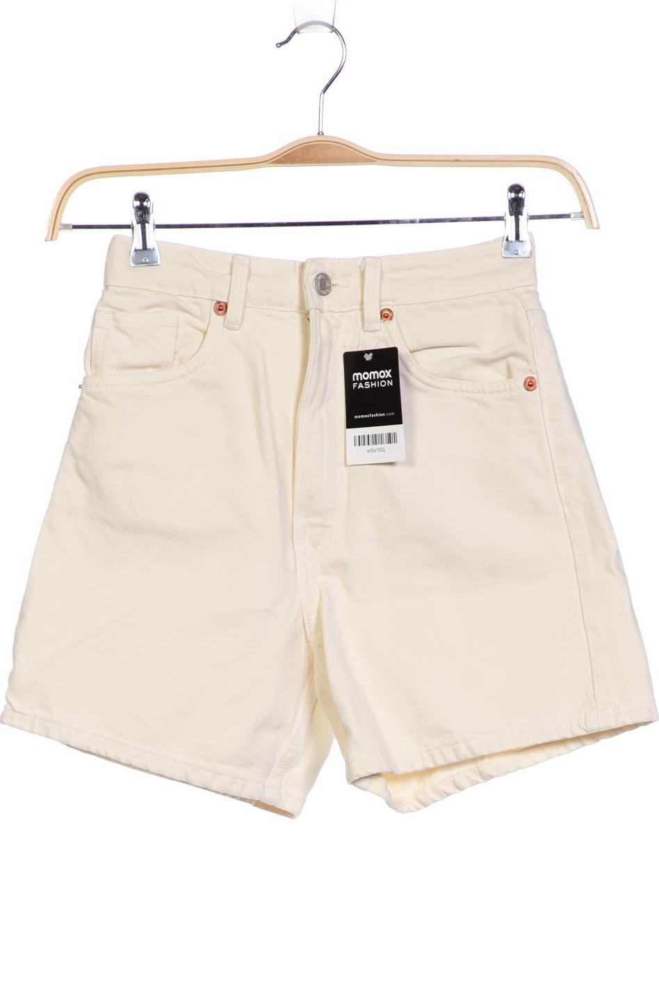 

Zara Damen Shorts, cremeweiß, Gr. 34