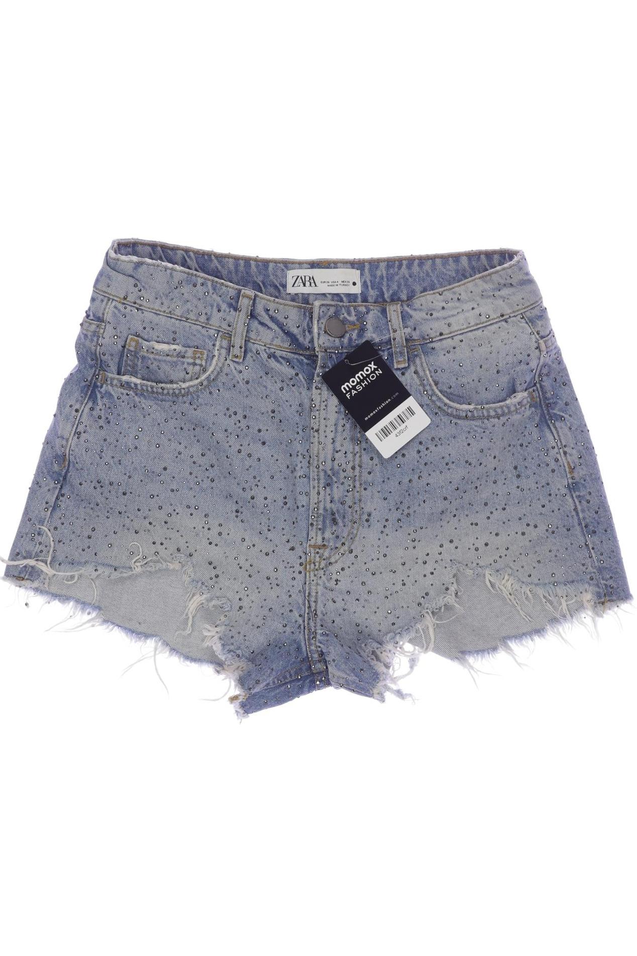 

Zara Damen Shorts, blau, Gr. 36