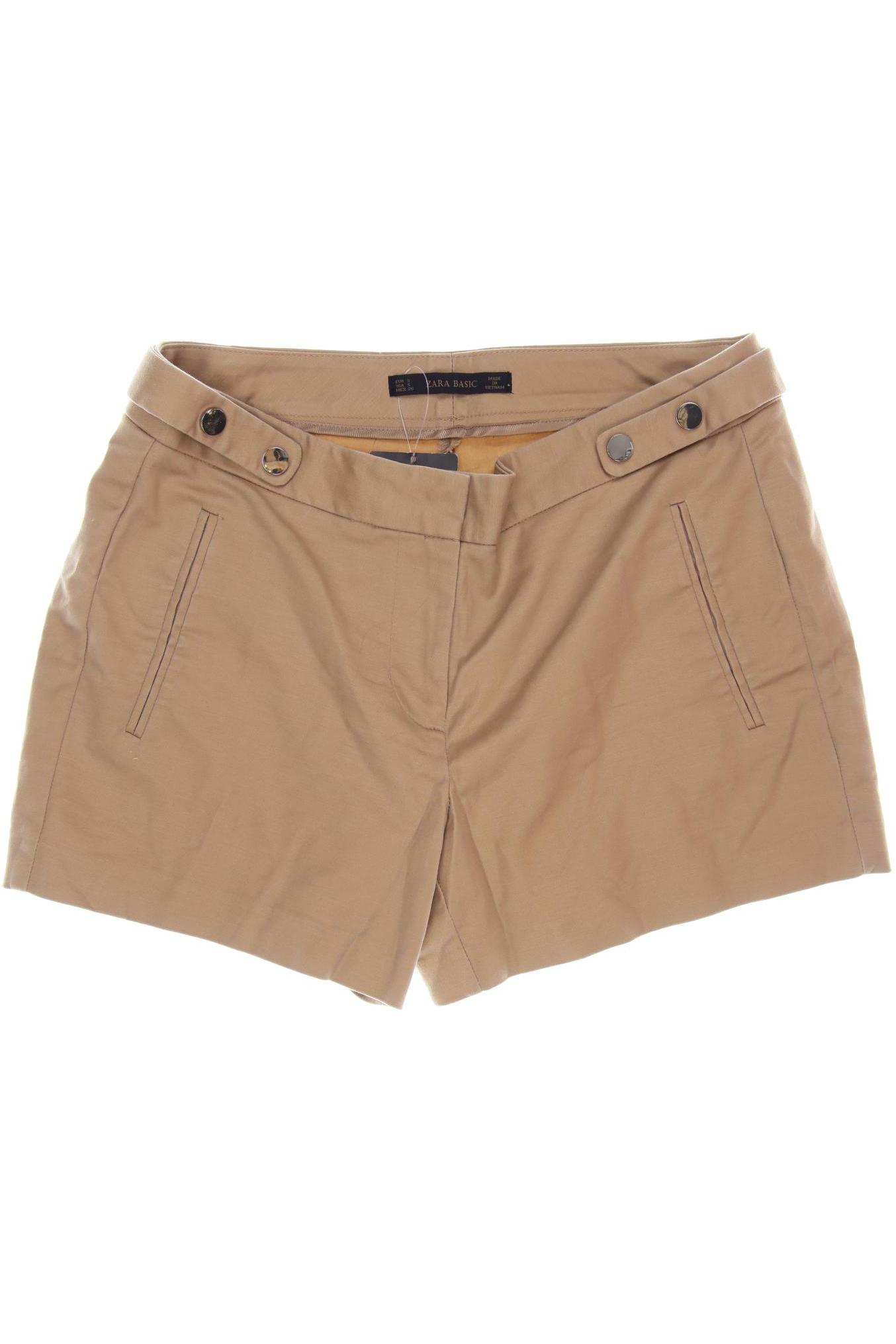 

ZARA Damen Shorts, beige