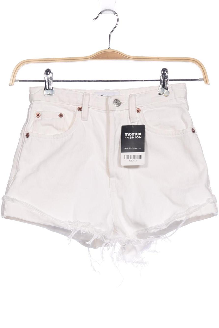 

Zara Damen Shorts, weiß, Gr. 34