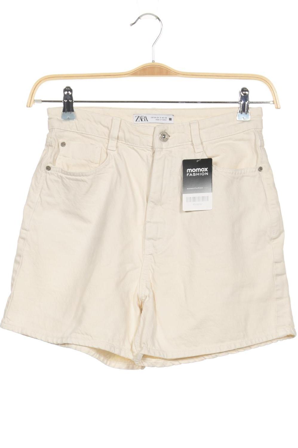 

Zara Damen Shorts, cremeweiß, Gr. 38