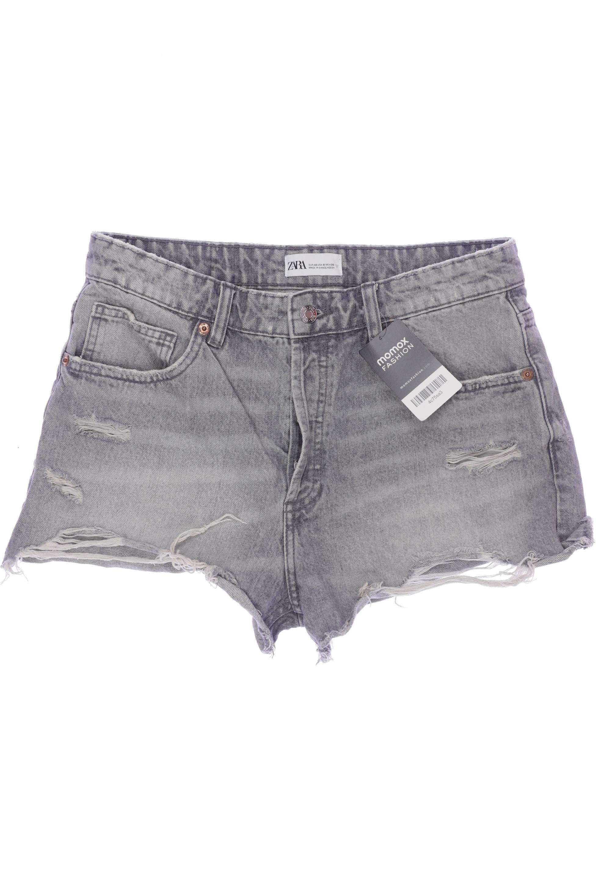 

Zara Damen Shorts, grau, Gr. 40