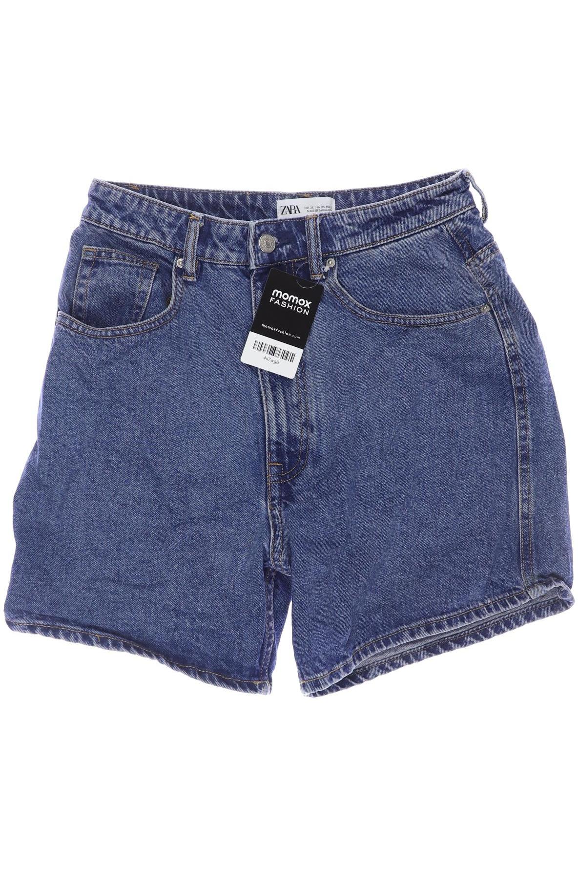 

ZARA Damen Shorts, blau