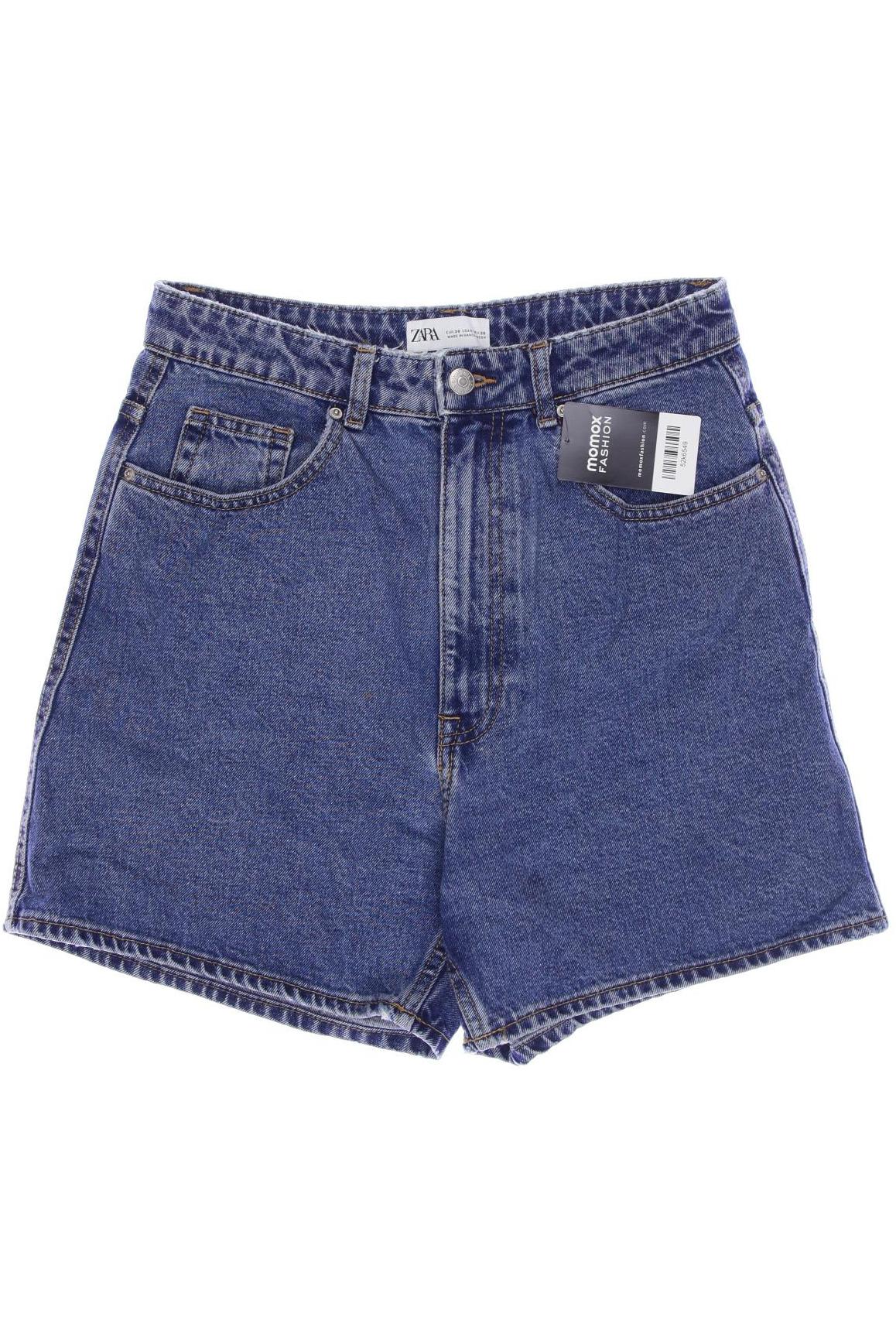 

ZARA Damen Shorts, blau