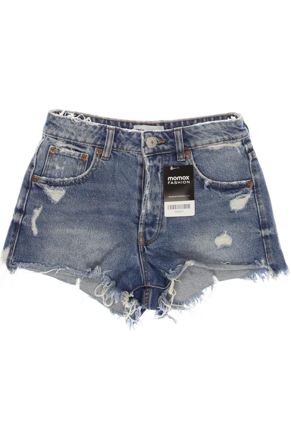 

ZARA Damen Shorts, marineblau