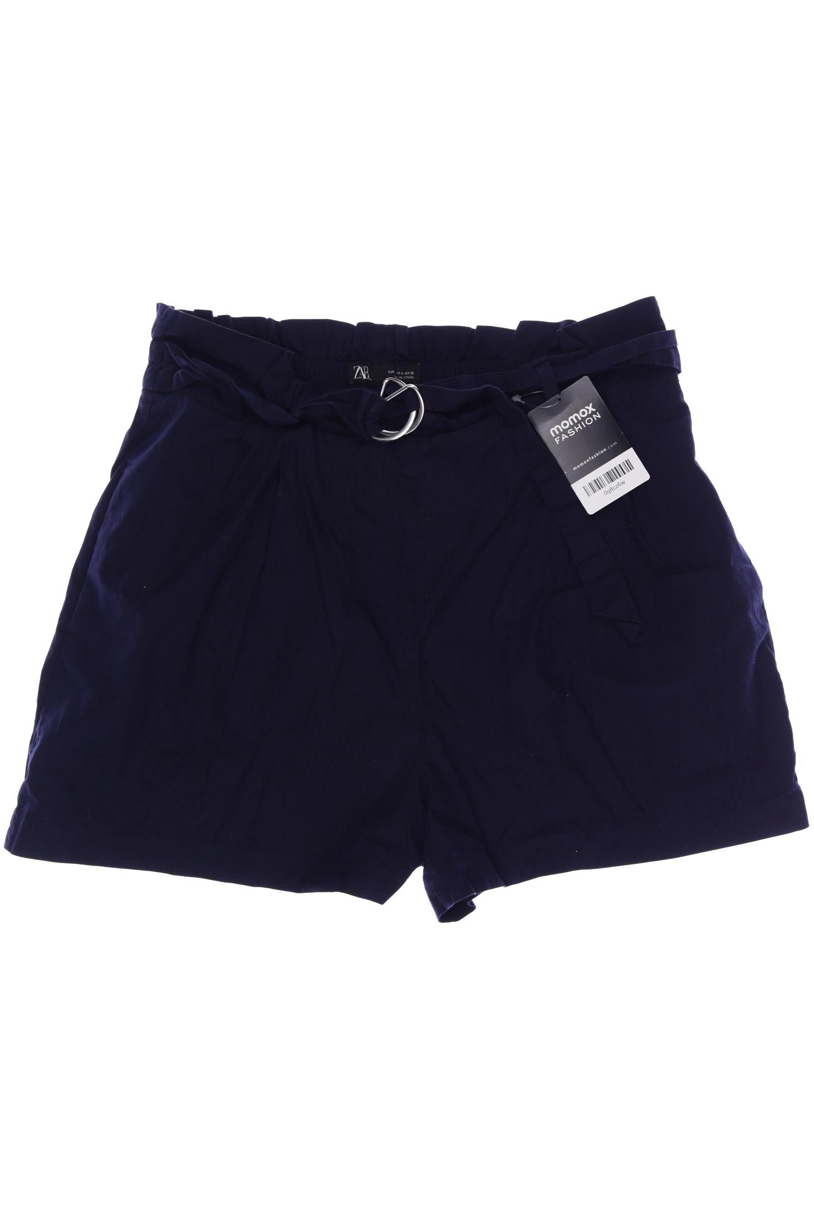 

Zara Damen Shorts, marineblau, Gr. 42