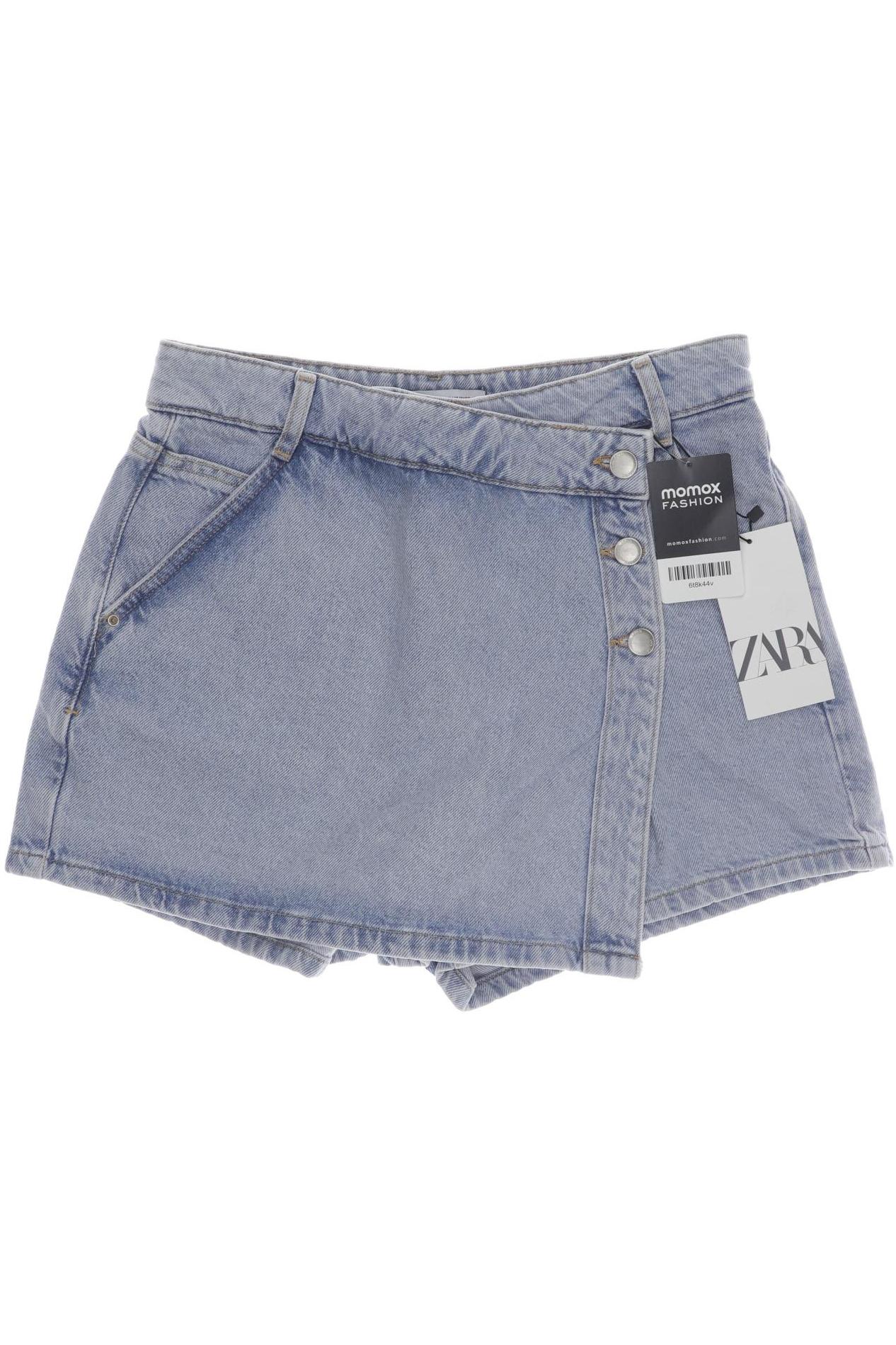 

ZARA Damen Shorts, blau