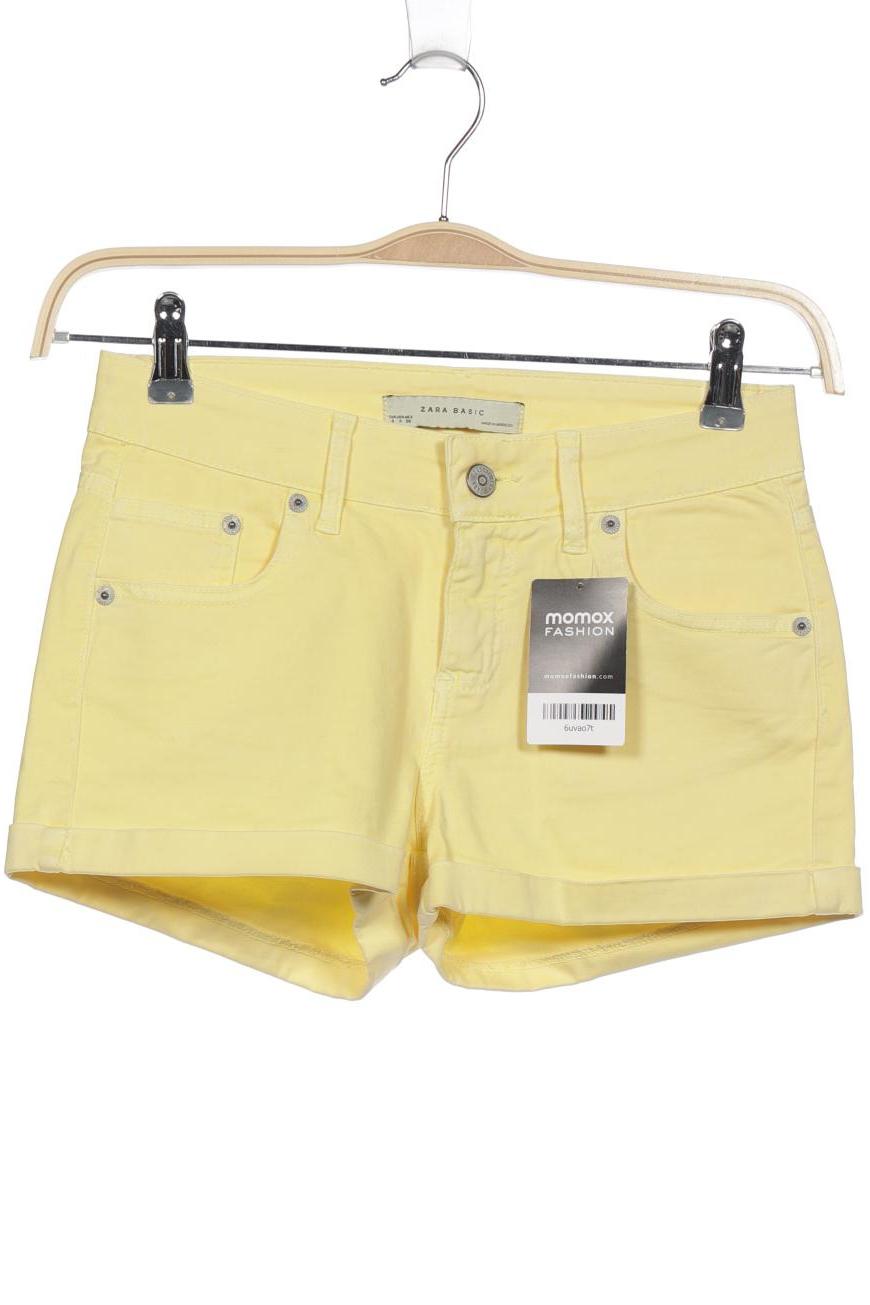 

ZARA Damen Shorts, gelb