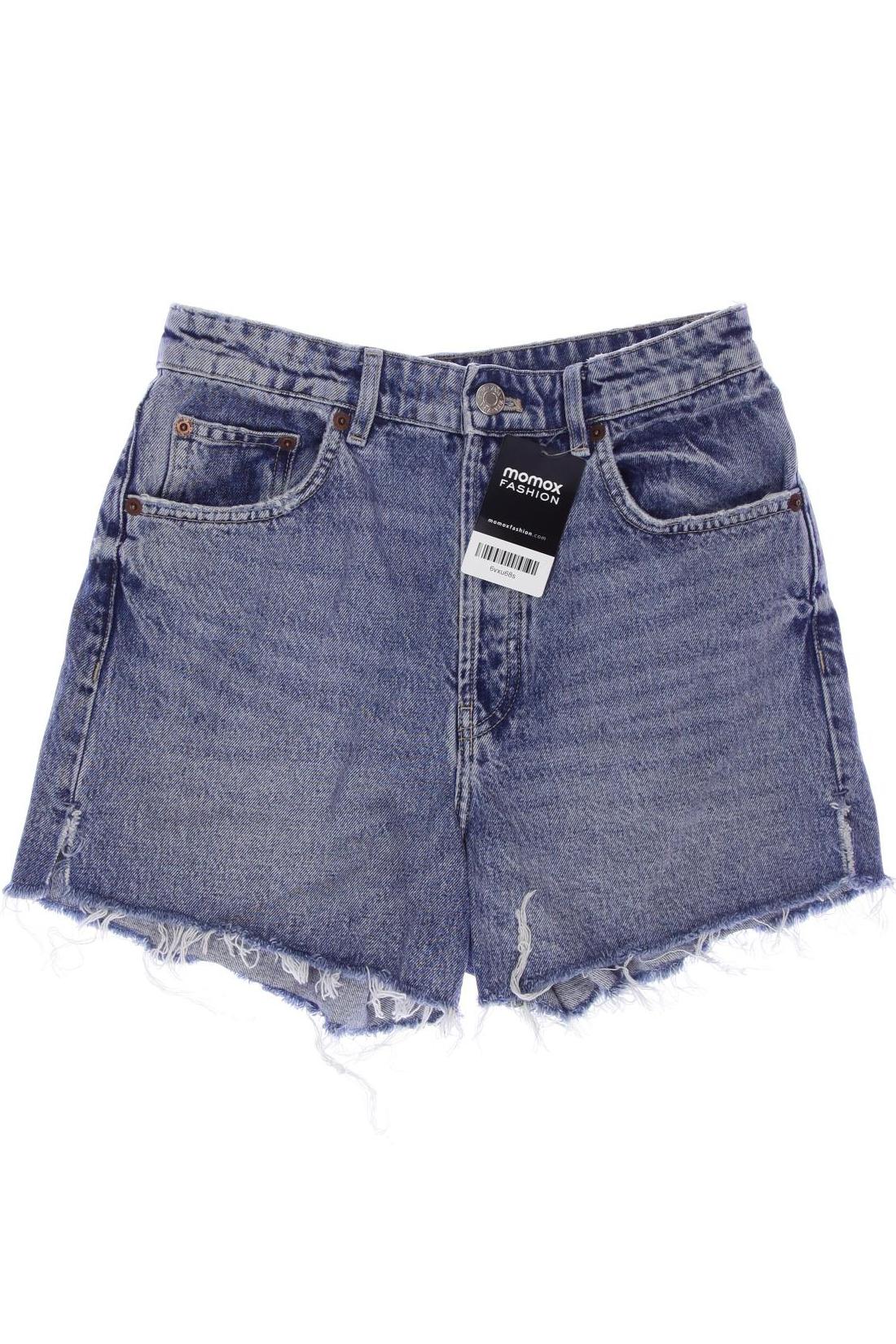 

ZARA Damen Shorts, blau