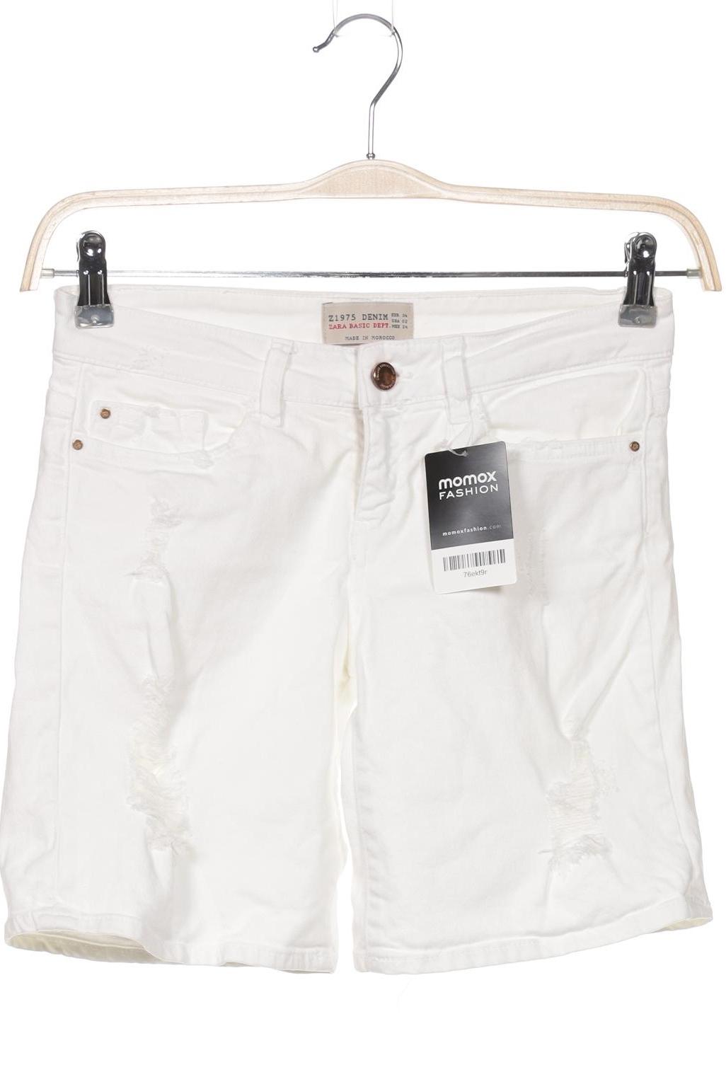 

Zara Damen Shorts, weiß, Gr. 34