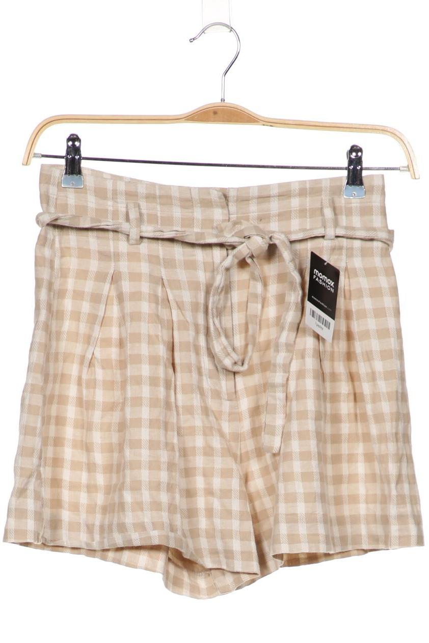 

ZARA Damen Shorts, beige