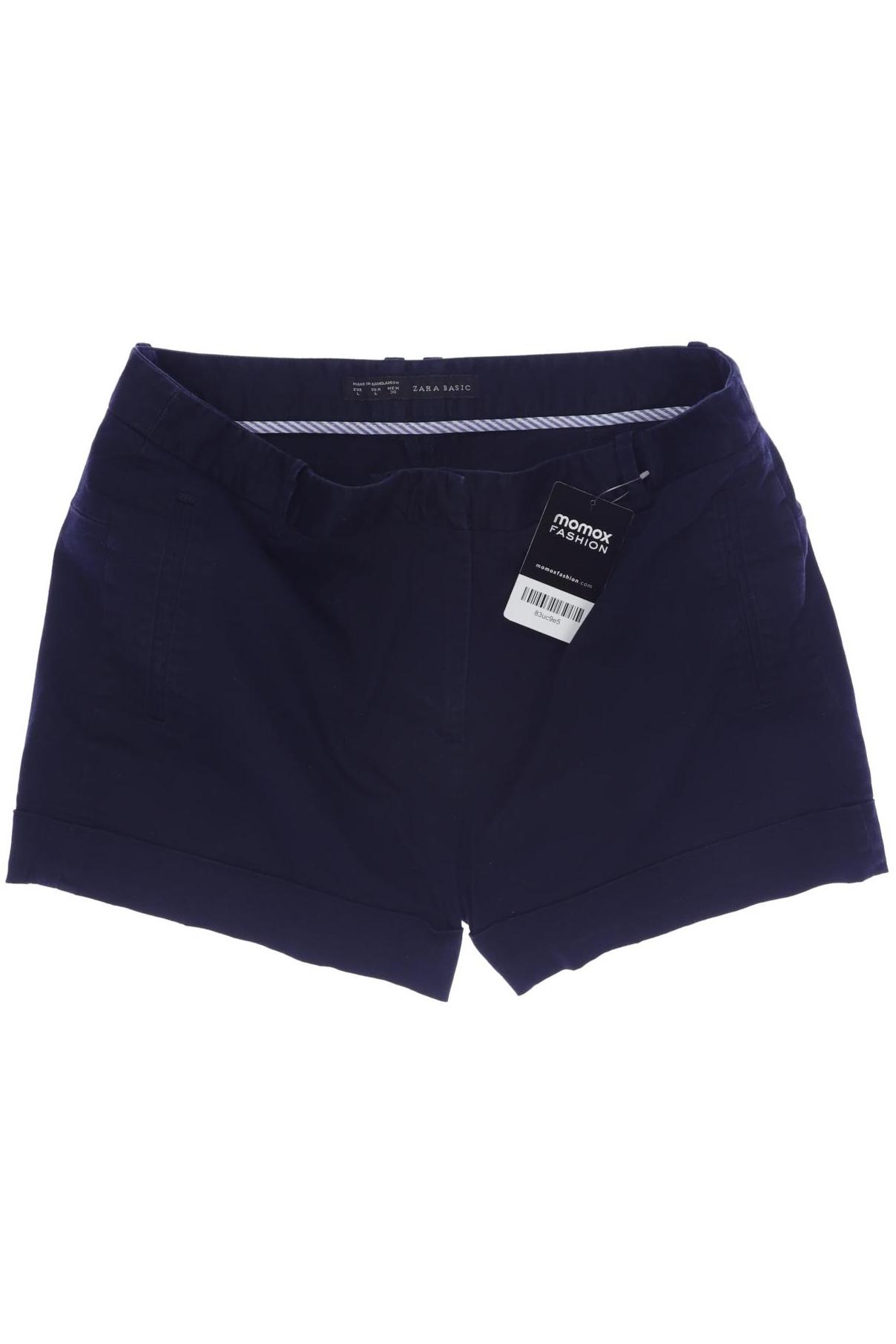 

Zara Damen Shorts, marineblau, Gr. 42
